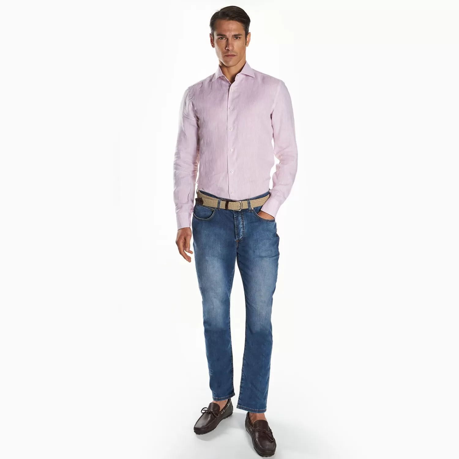 5 Pockets Jeans With Buttons>E.Marinella Sale