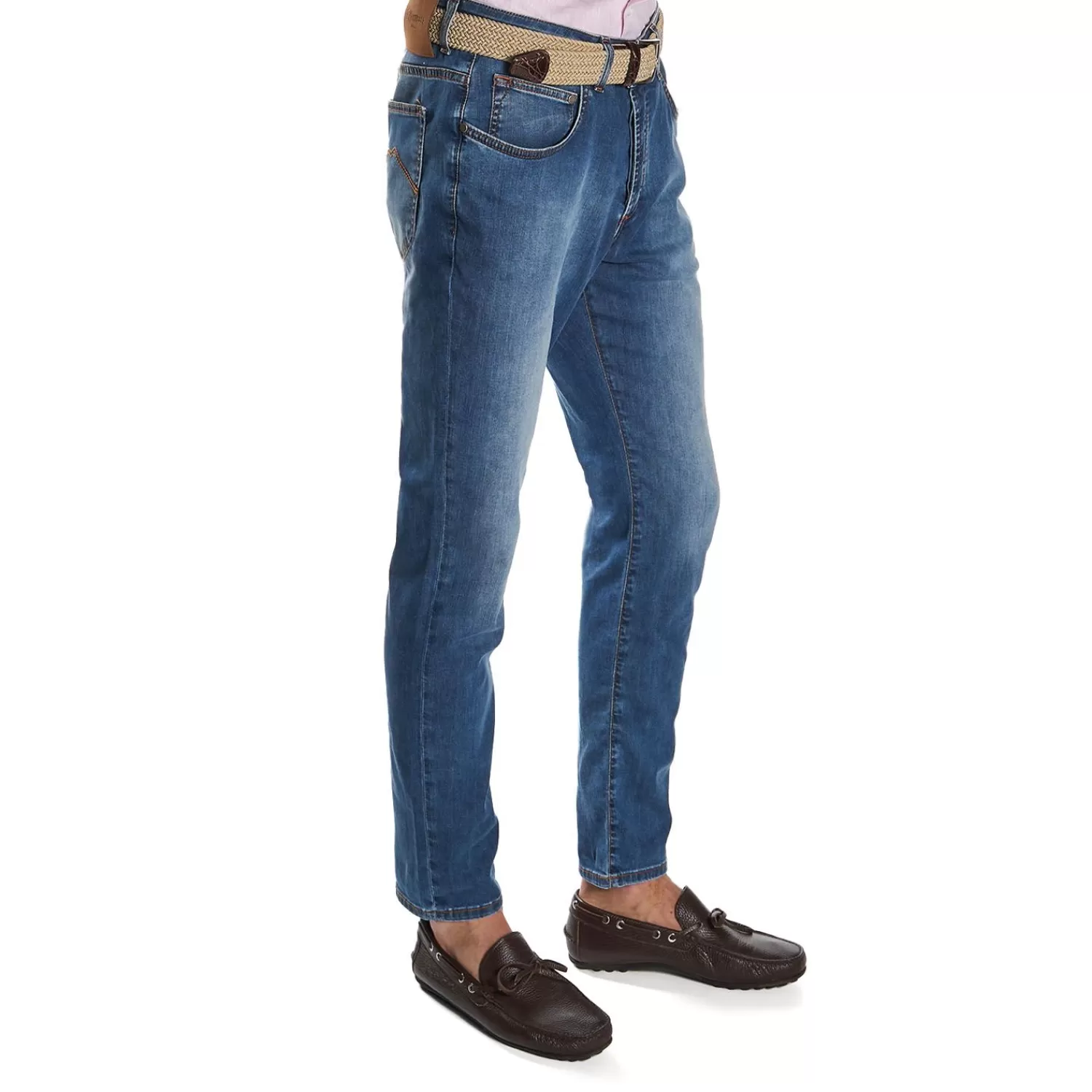 5 Pockets Jeans With Buttons>E.Marinella Sale