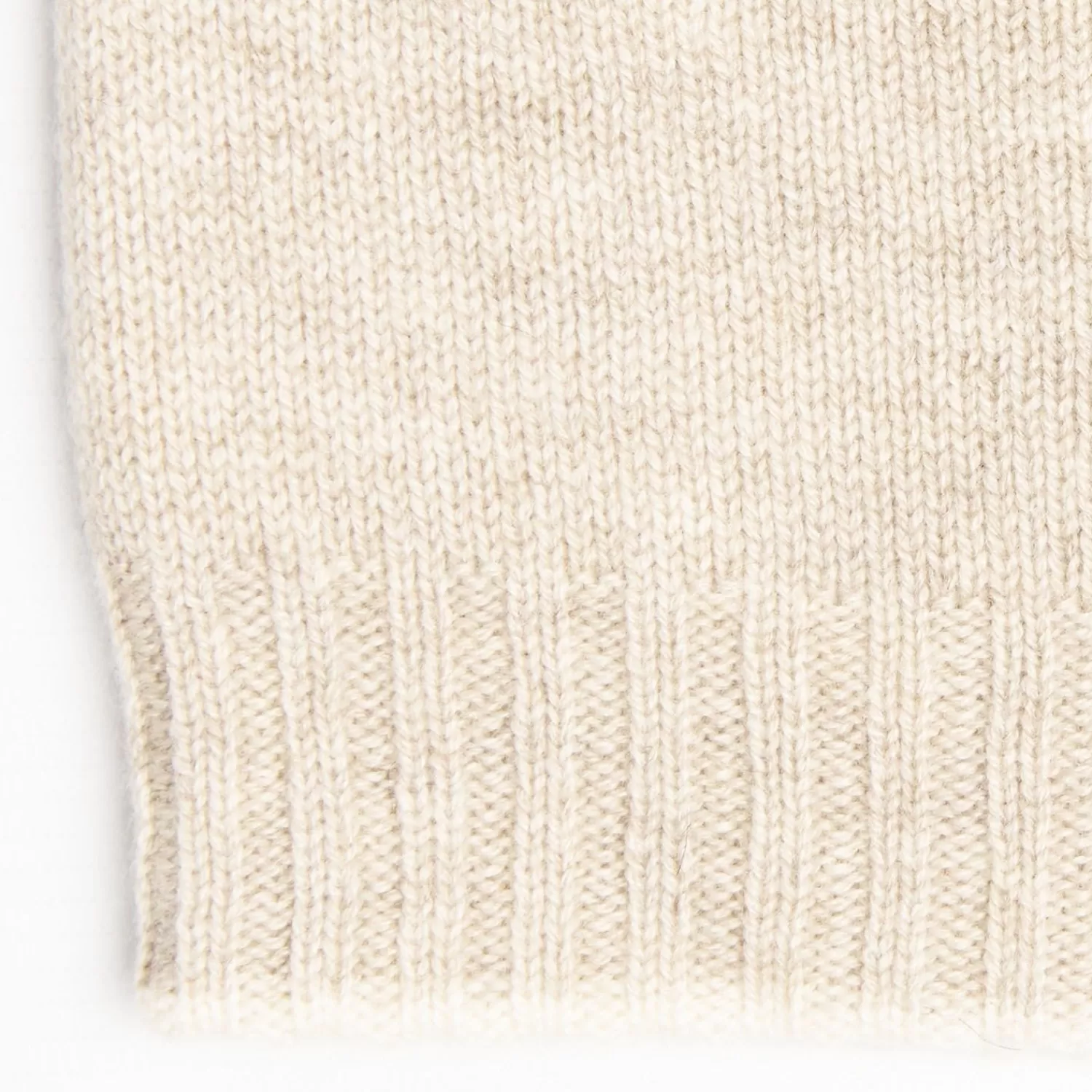 Beige And White Bicolor Cashmere Beanie>E.Marinella Best