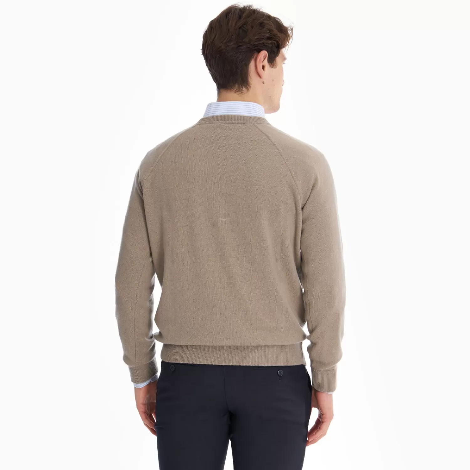 Beige Cashmere Sweatshirt>E.Marinella Store