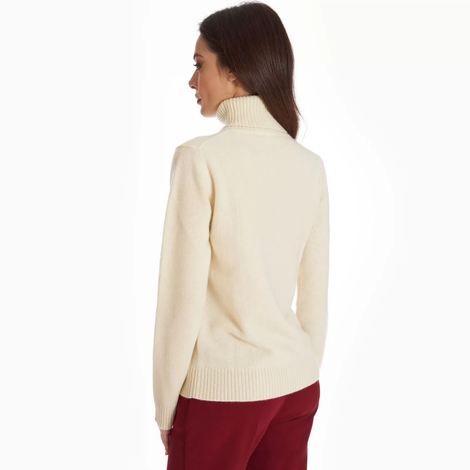 Beige Cashmere Turtleneck>E.Marinella Online