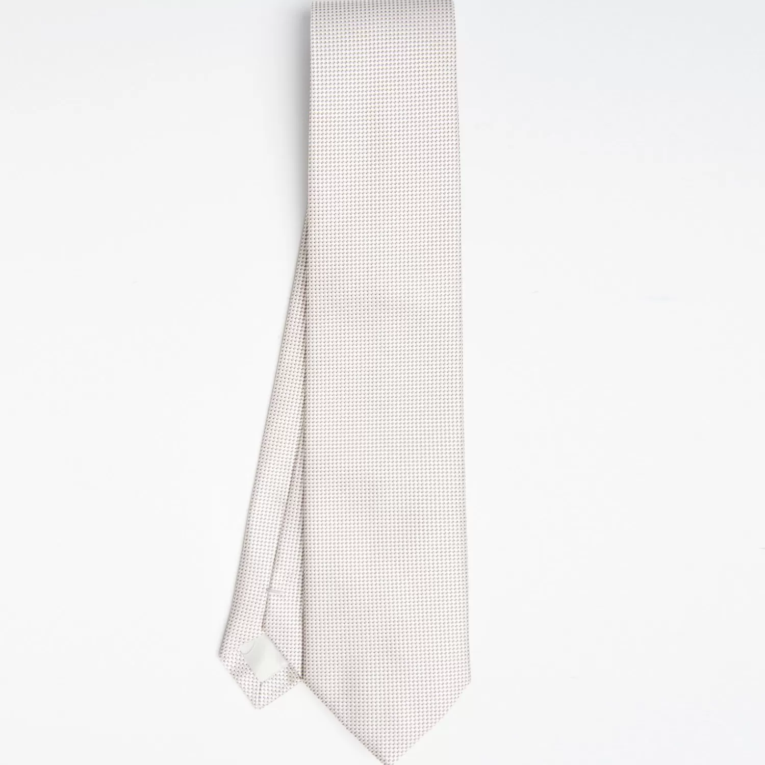 Beige Ceremonial Jacquard Silk Tie>E.Marinella Best Sale