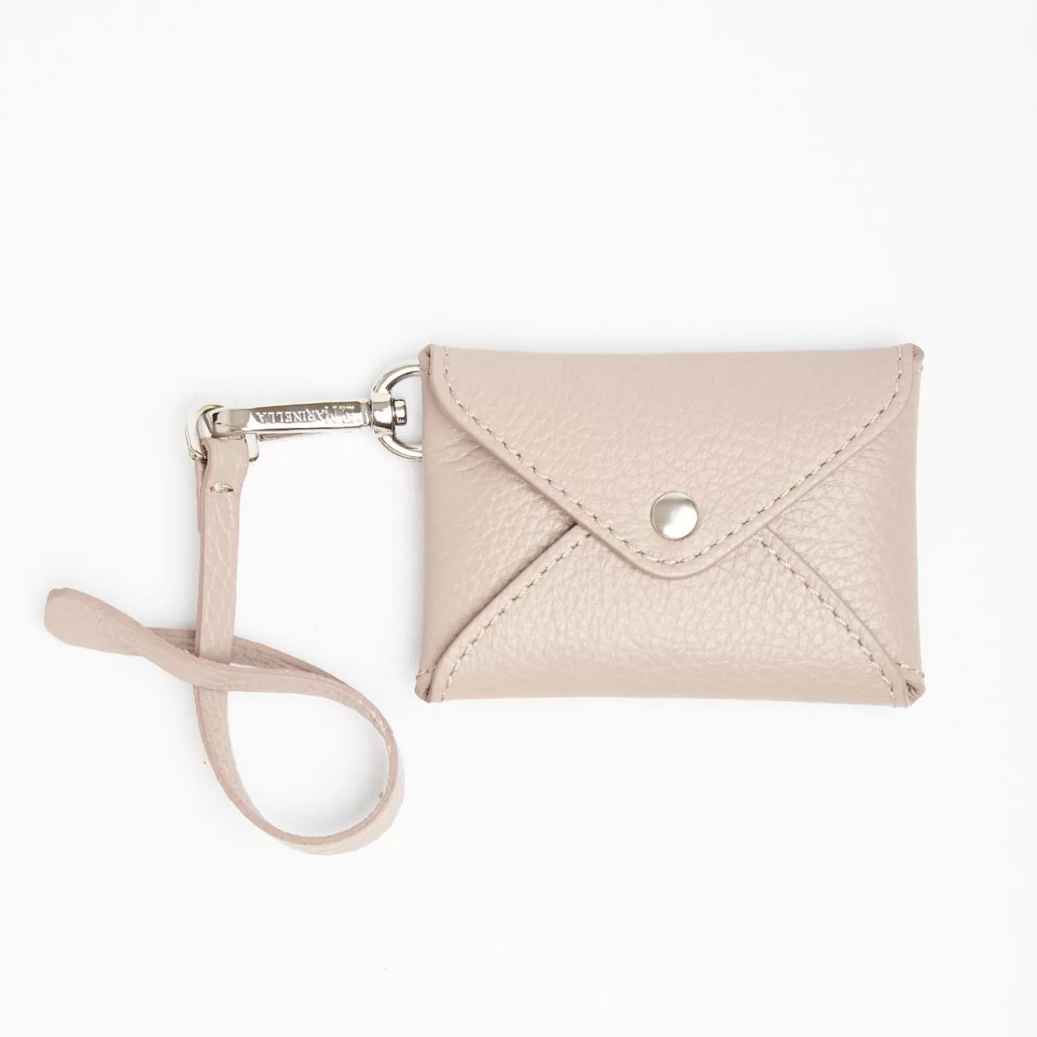 Beige Leather Credit Card Holder>E.Marinella Outlet