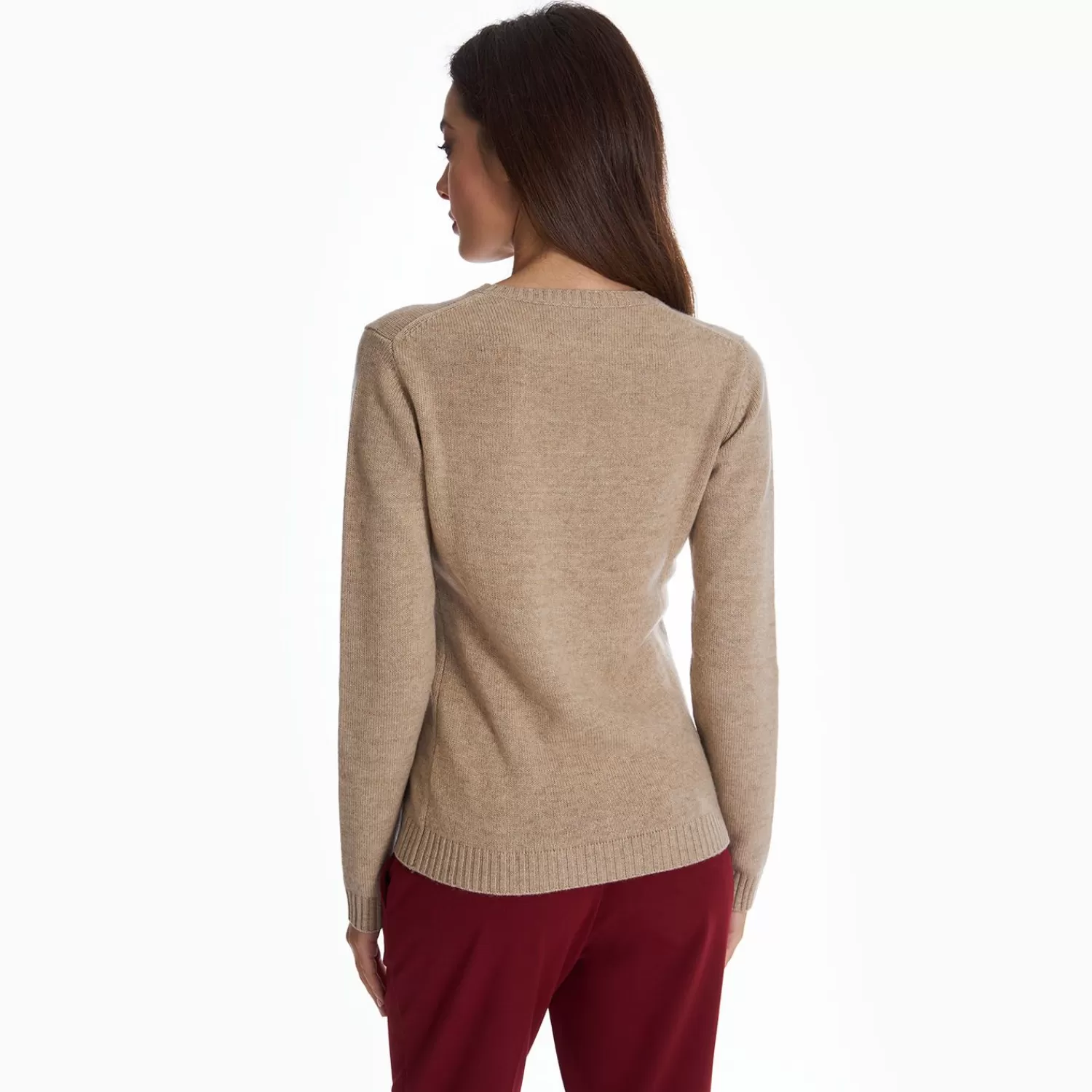 Beige Wool And Cashmere Crewneck>E.Marinella Best