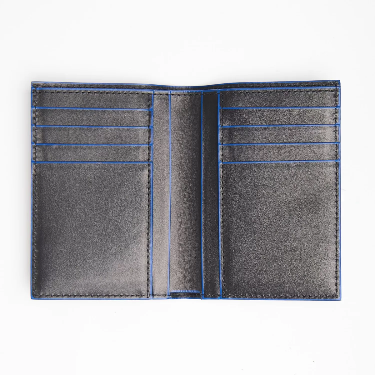 Black Leather Vertical Wallet>E.Marinella Online