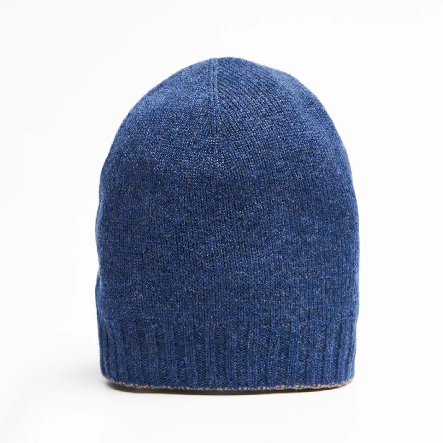 Blue And Beige Bicolor Cashmere Beanie>E.Marinella Cheap