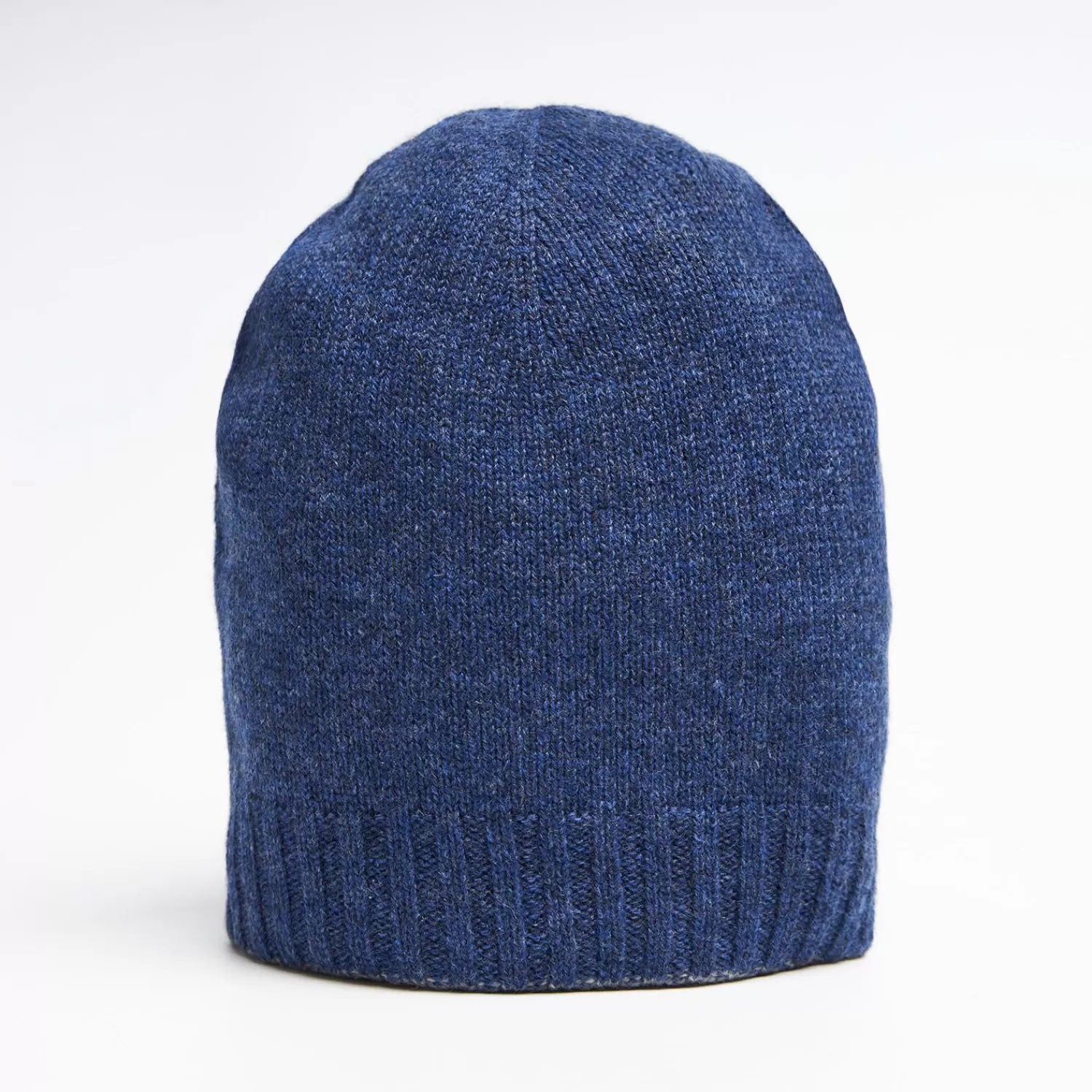 Blue And Grey Bicolor Cashmere Beanie>E.Marinella New