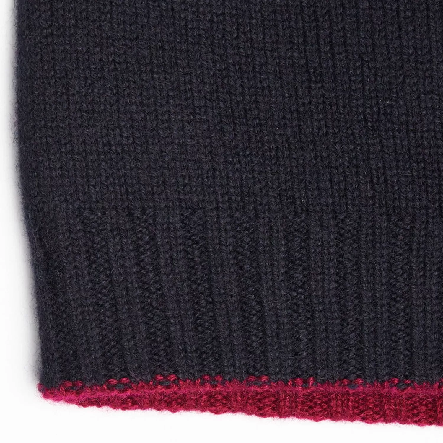 Blue And Red Bicolor Cashmere Beanie>E.Marinella Flash Sale