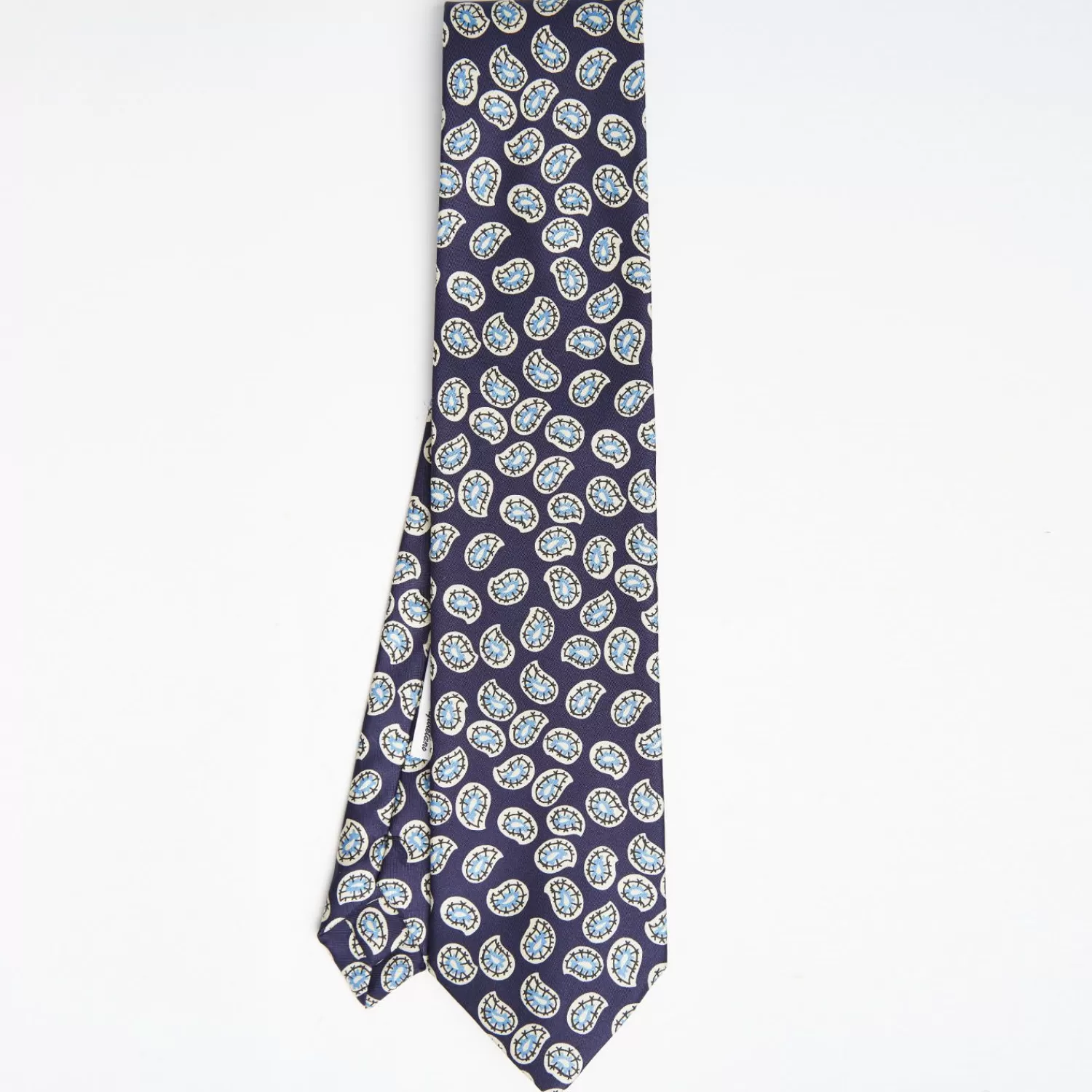 Blue Archivio Collection Silk Tie 1938-01>E.Marinella Clearance