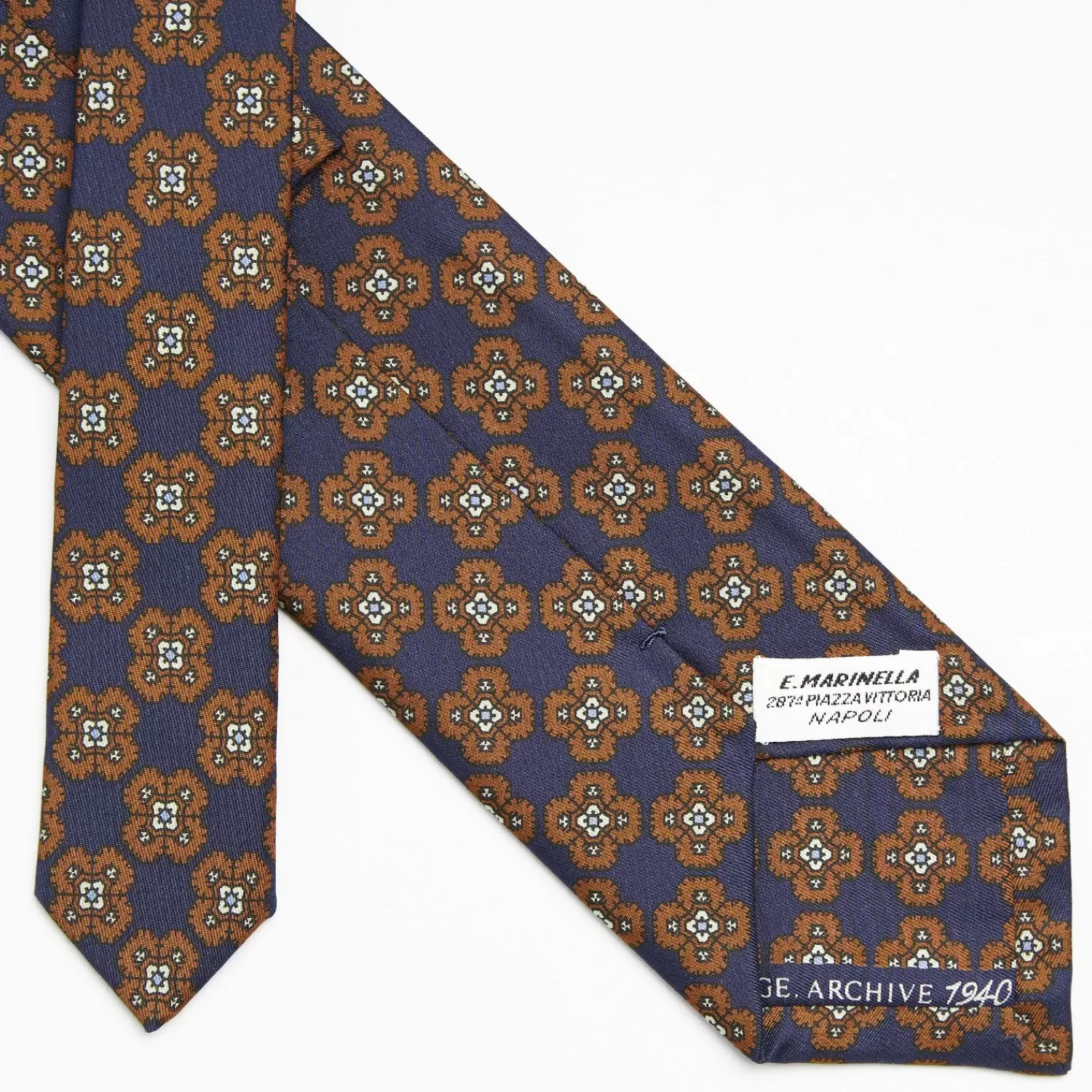 Blue Archivio Collection Silk Tie 1940_02>E.Marinella Sale