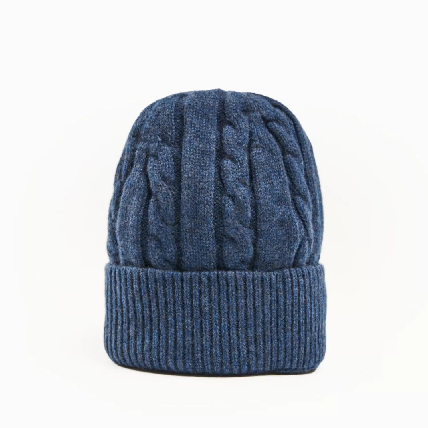 Blue Cashmere Braid Beanie>E.Marinella Flash Sale