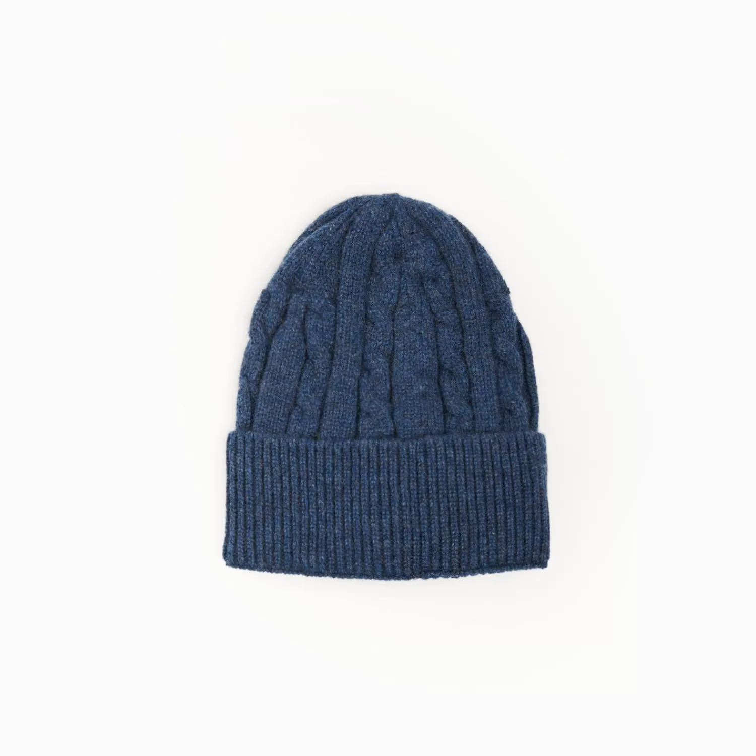 Blue Cashmere Braid Beanie>E.Marinella Flash Sale