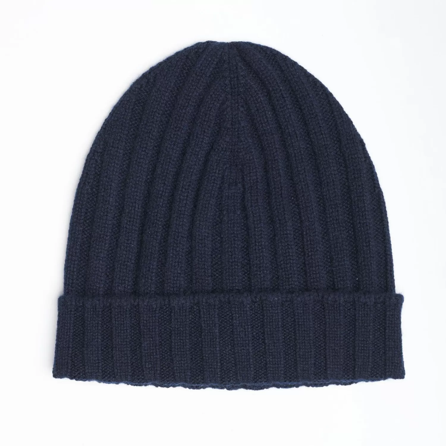 Blue Cashmere Ribbed Beanie>E.Marinella Online