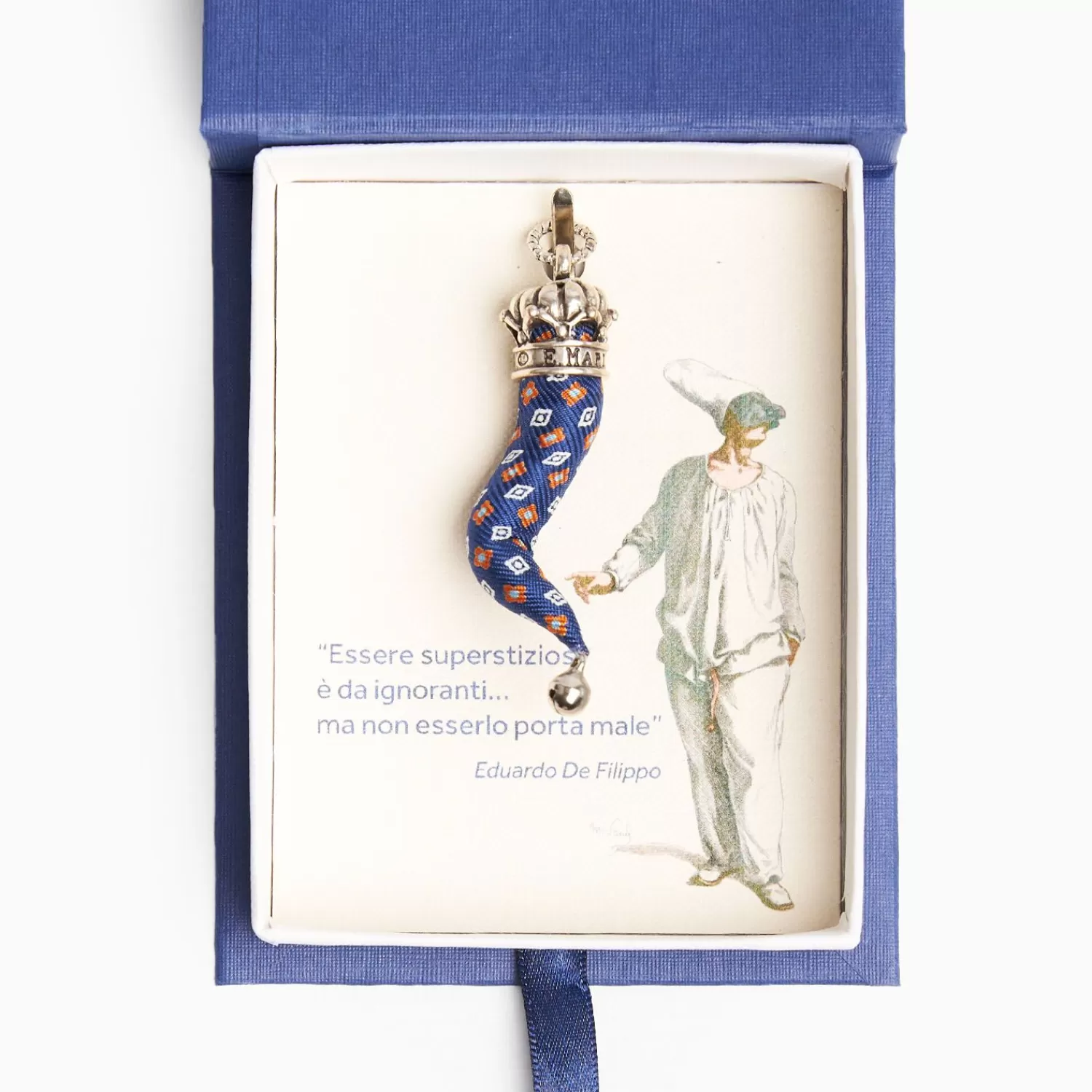 Blue Good-Luck Charm>E.Marinella Cheap