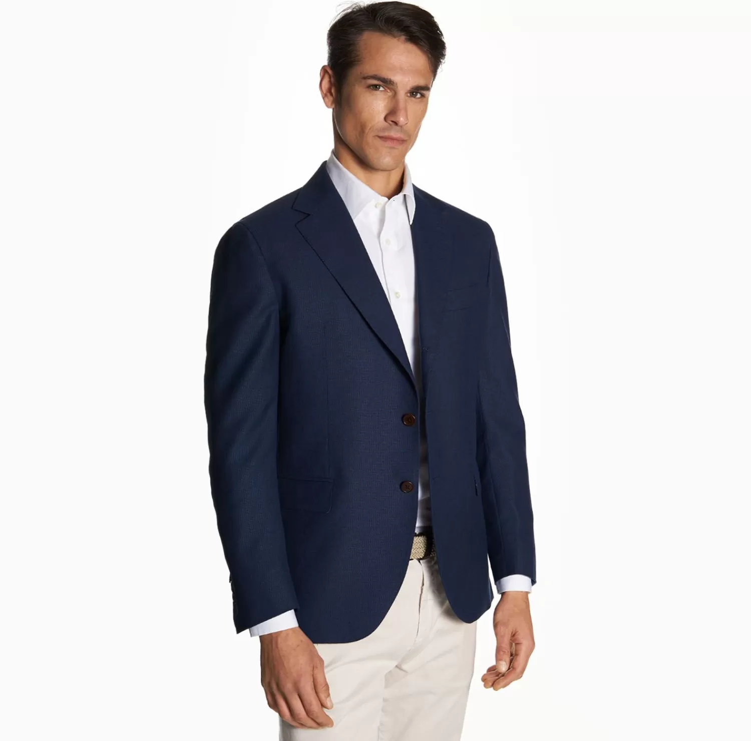 Blue Jacket With Lining Crafted By Pattern 1945 Archive Collection>E.Marinella Shop