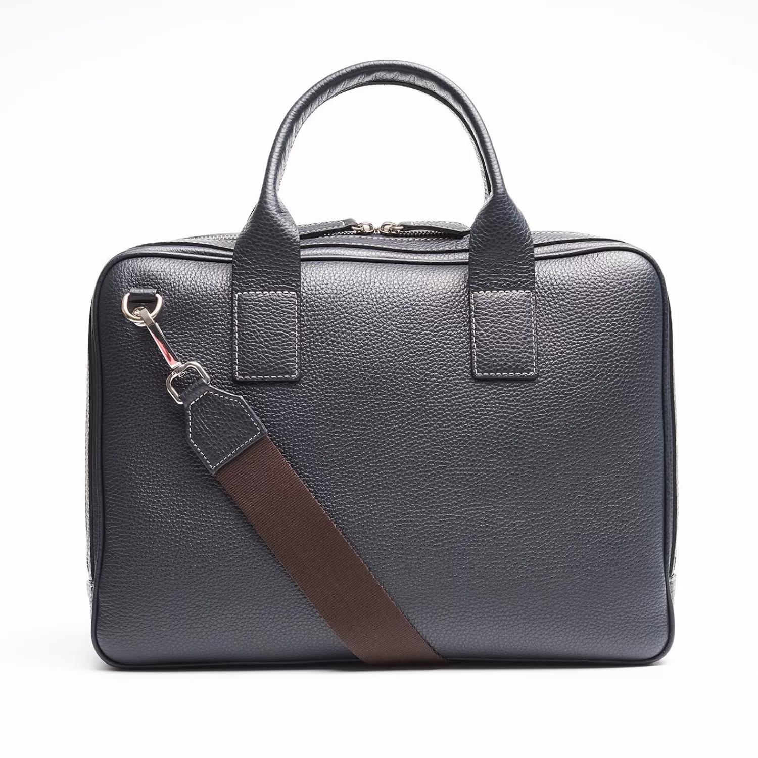 Blue Leather Briefcase>E.Marinella Best