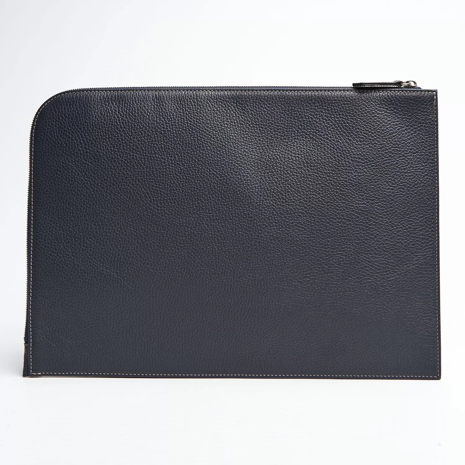 Blue Leather Portfolio With Strap>E.Marinella Hot