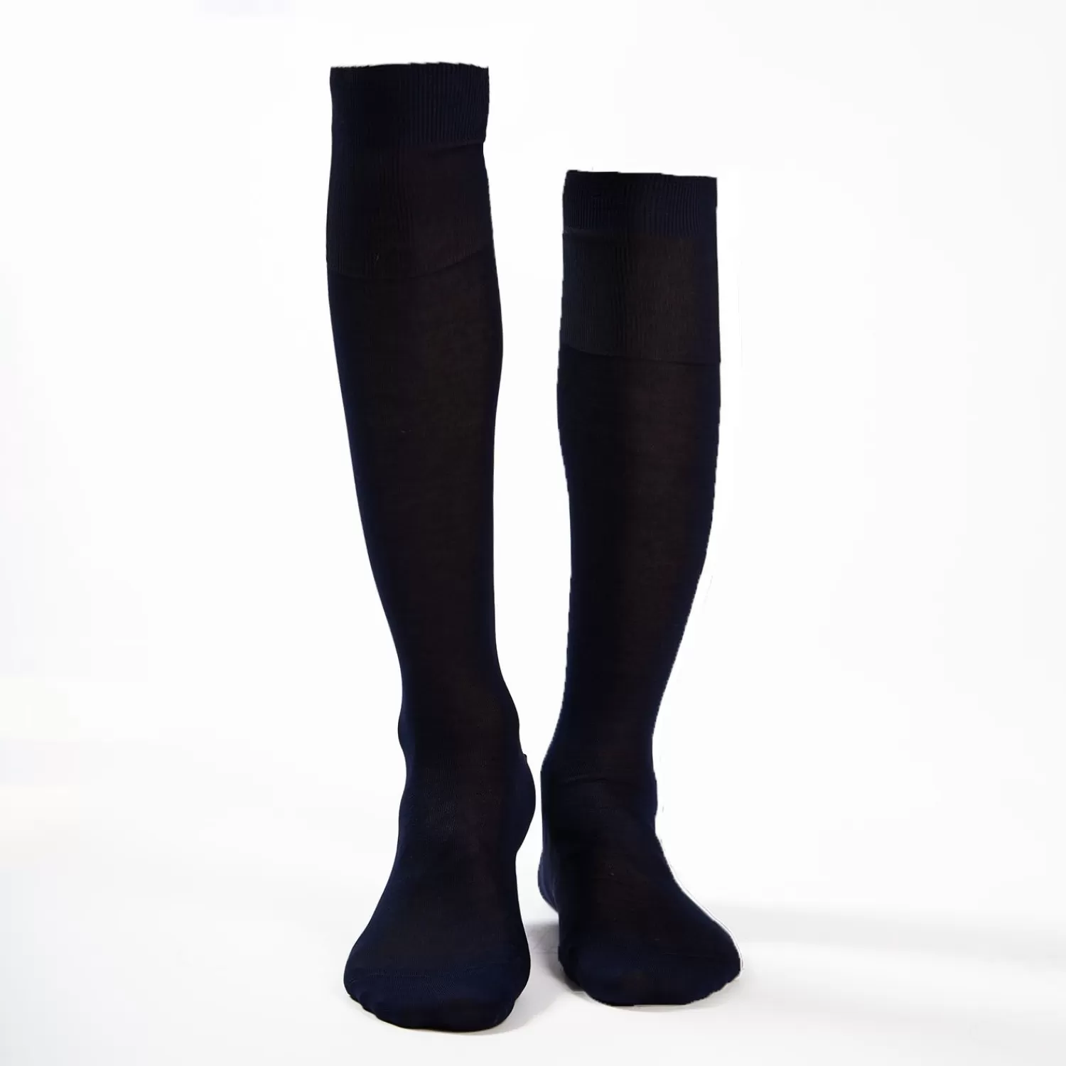 Blue Long Socks In Sea Island Cotton>E.Marinella Fashion