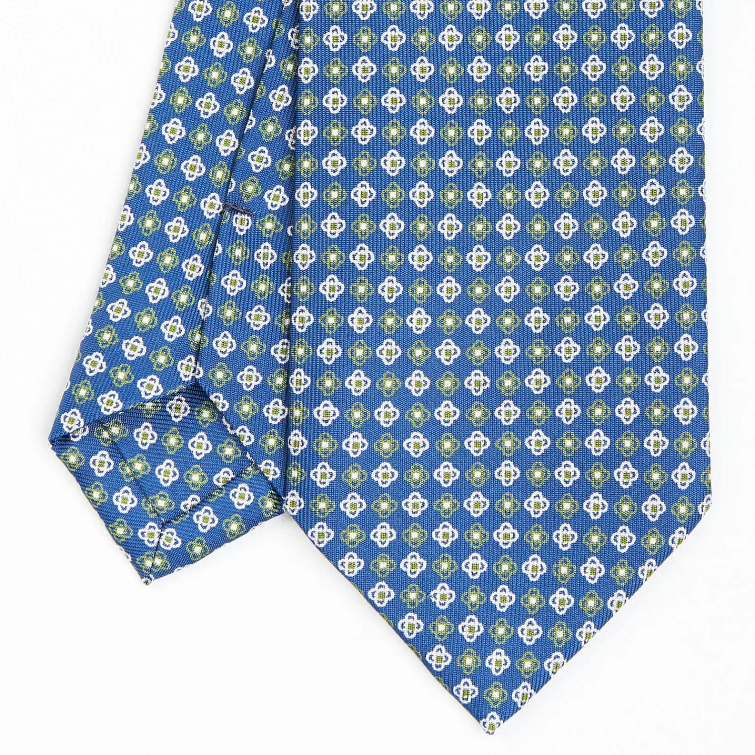 Blue Sartorial Classic Silk Tie - Small Flower Pattern>E.Marinella Cheap