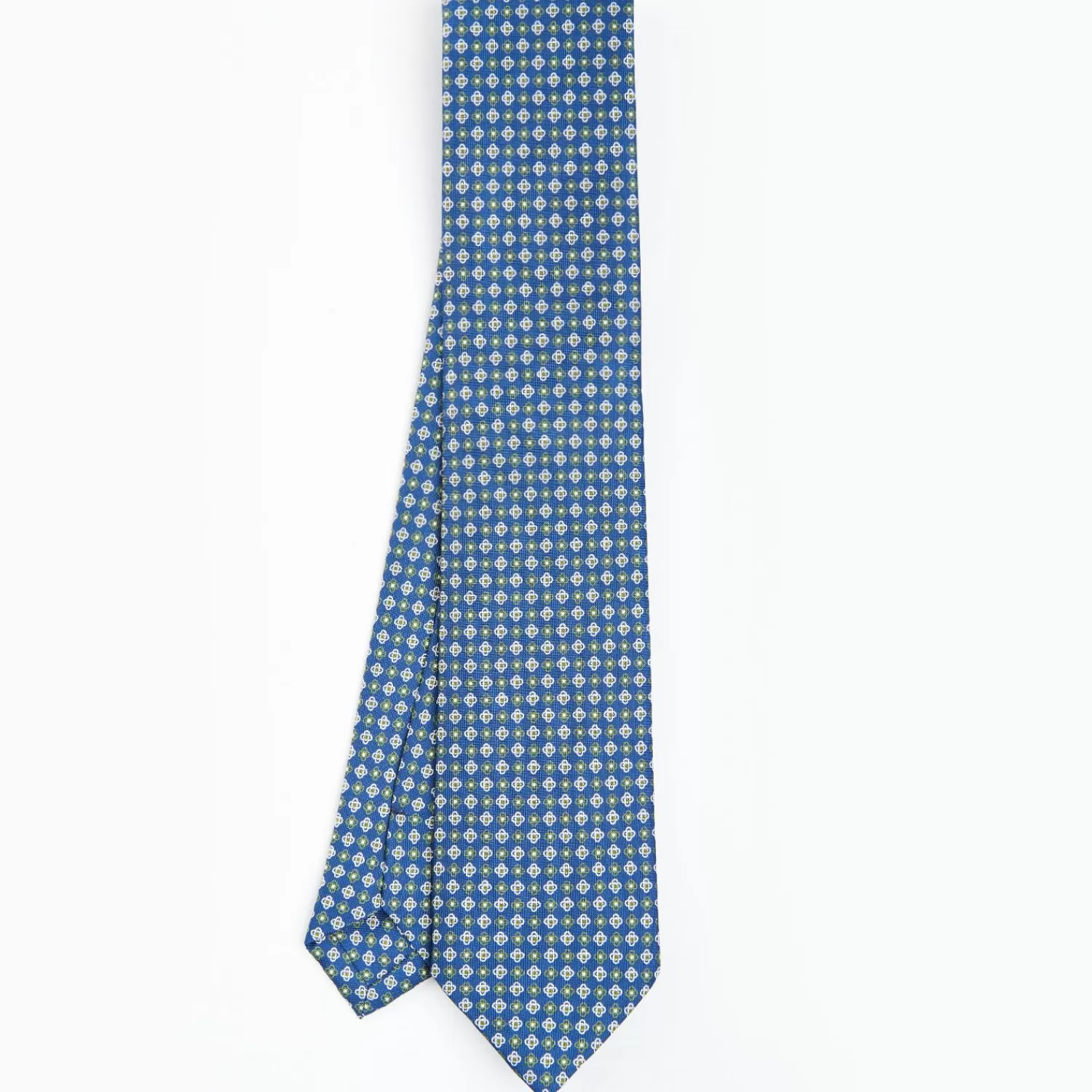 Blue Sartorial Classic Silk Tie - Small Flower Pattern>E.Marinella Cheap