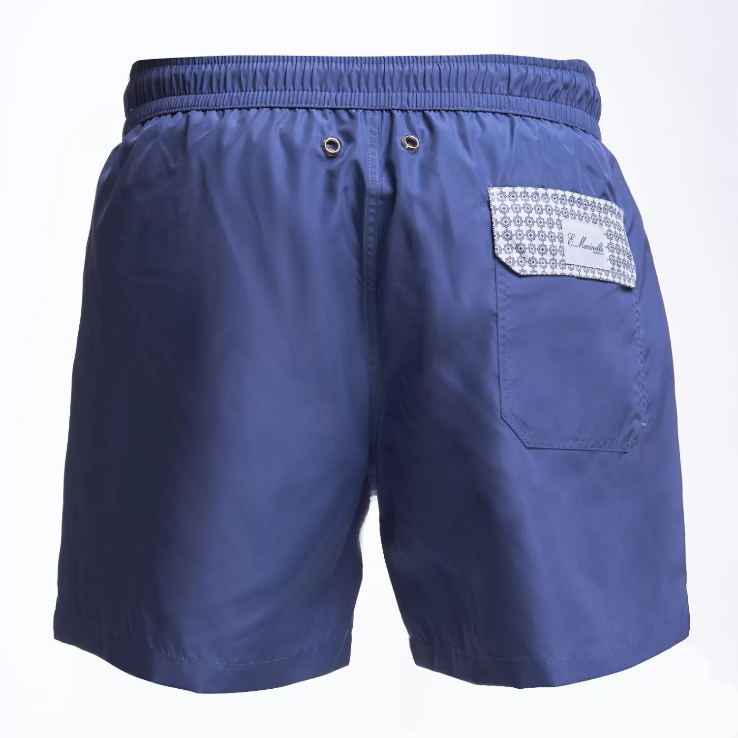 Blue Swim Short - Plain Colour>E.Marinella Sale