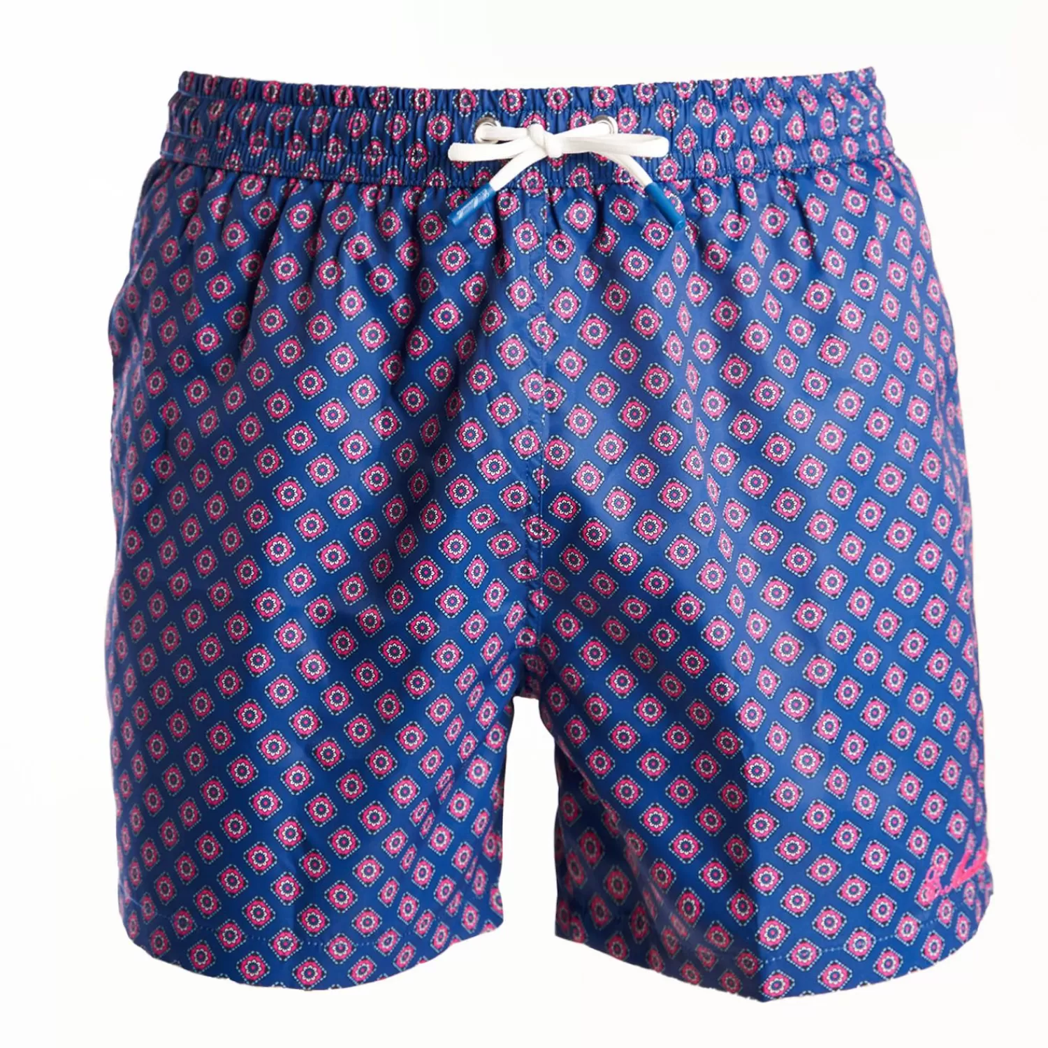 Blue Swim Shorts - Large Patterns>E.Marinella New