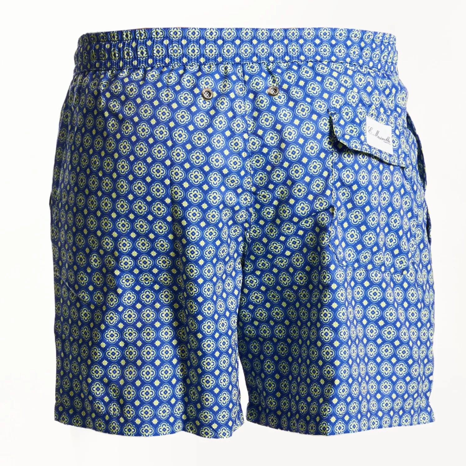 Blue Swim Shorts- Large Patterns>E.Marinella Online