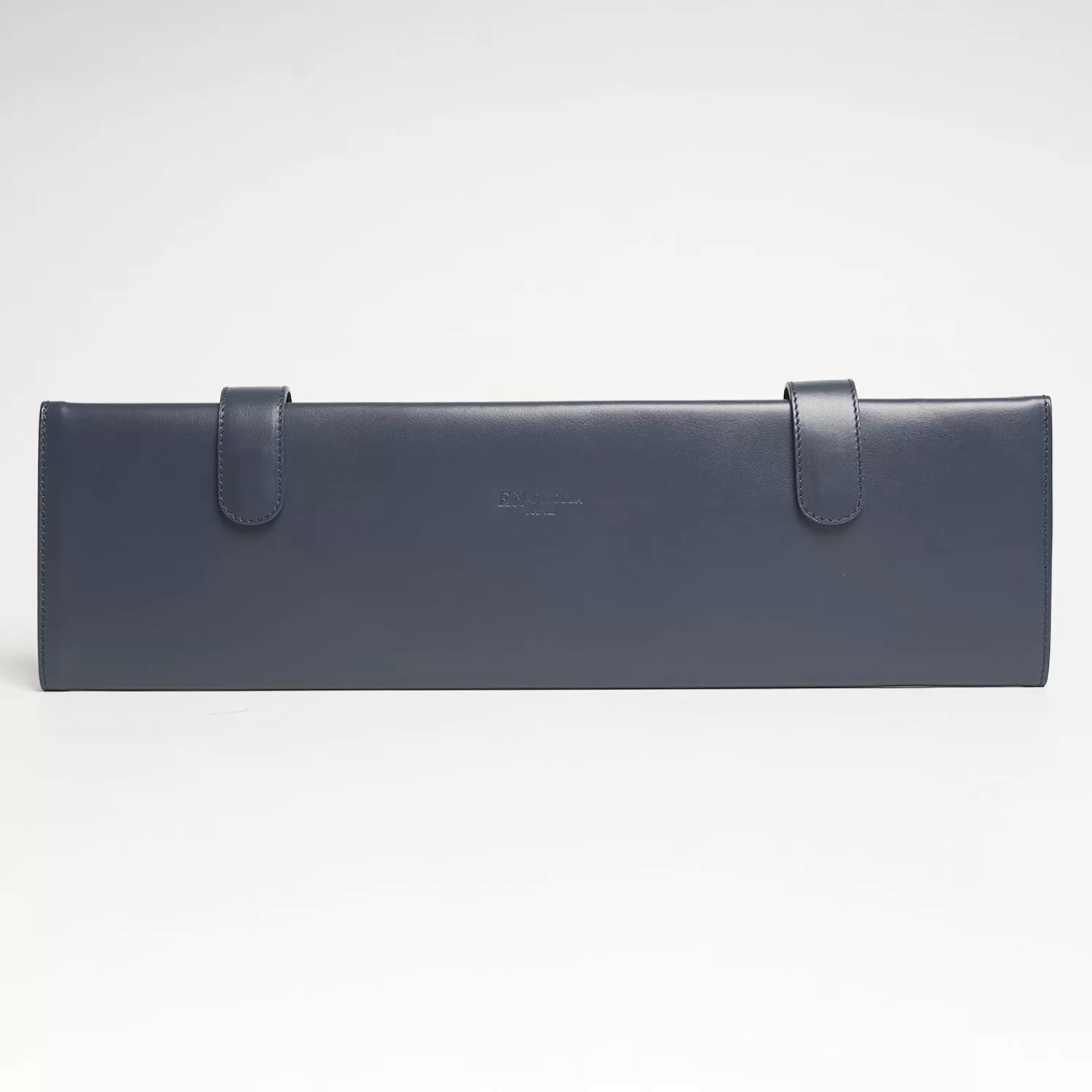 Blue Travel Tie Holder In Leather>E.Marinella Sale