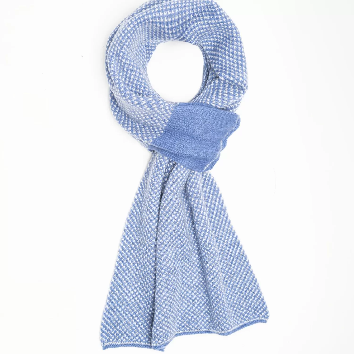 Bluette And Beige Cashmere Neck Warmer>E.Marinella Best Sale