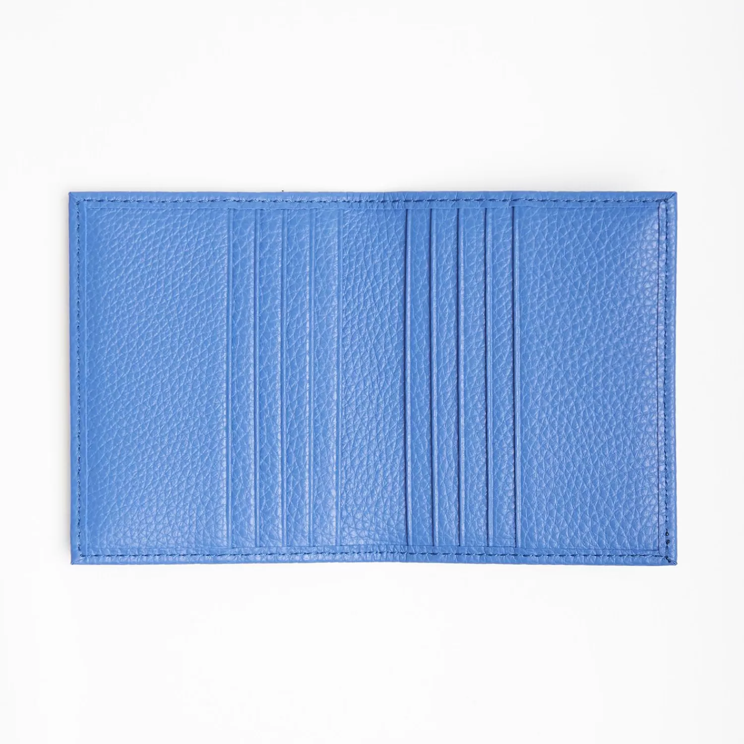 Bluette Hammered Leather Folding Card Holder 10 Compartments>E.Marinella Shop