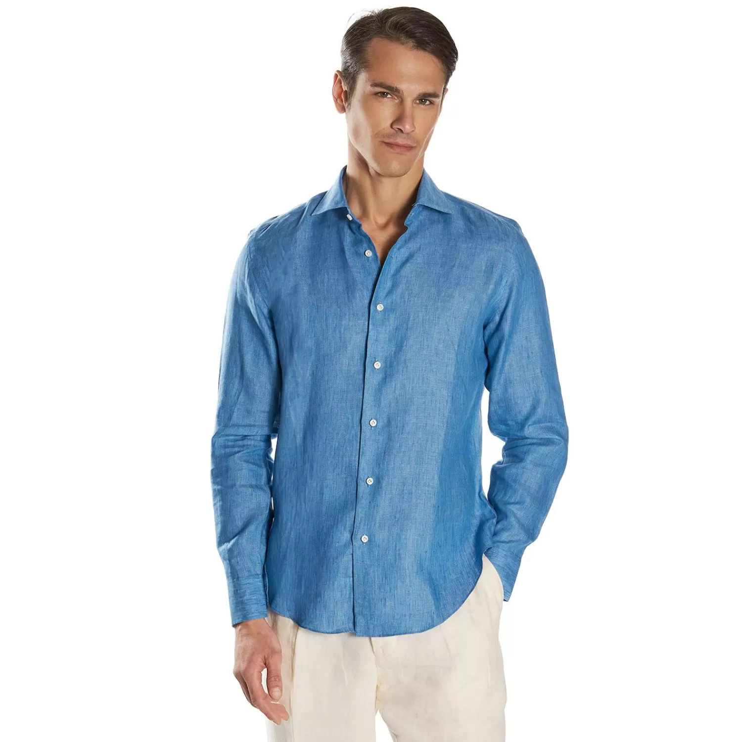 Bluette Linen Shirt>E.Marinella Best