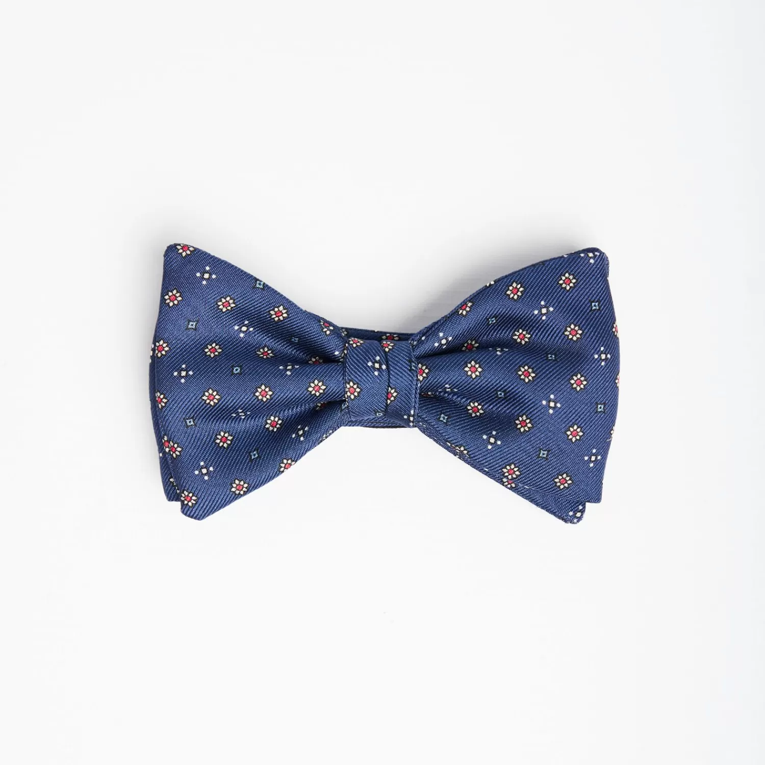 Bluette Pre-Knotted Silk Bowtie - Small Flower Pattern>E.Marinella Best Sale