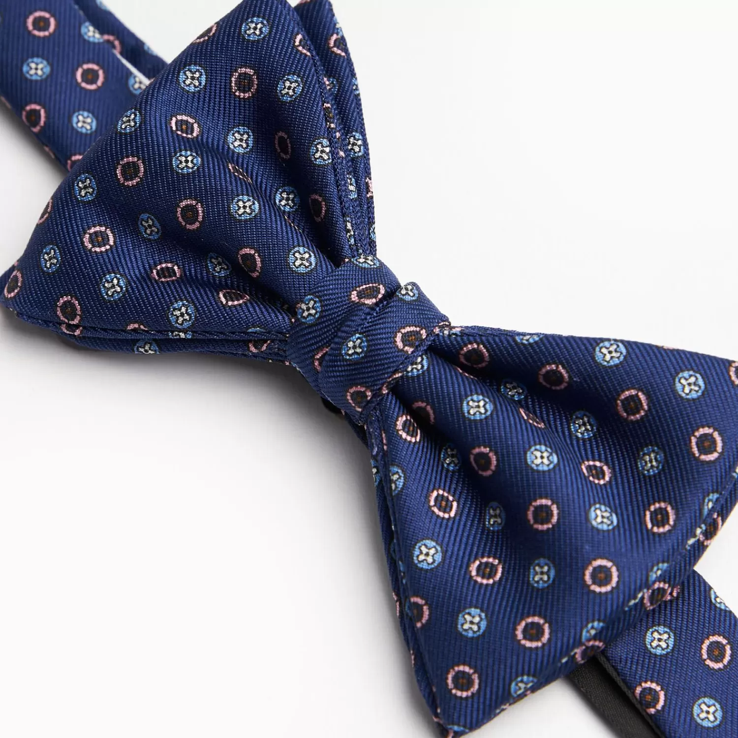 Bluette Pre-Knotted Silk Bowtie - Small Flower Pattern>E.Marinella Best