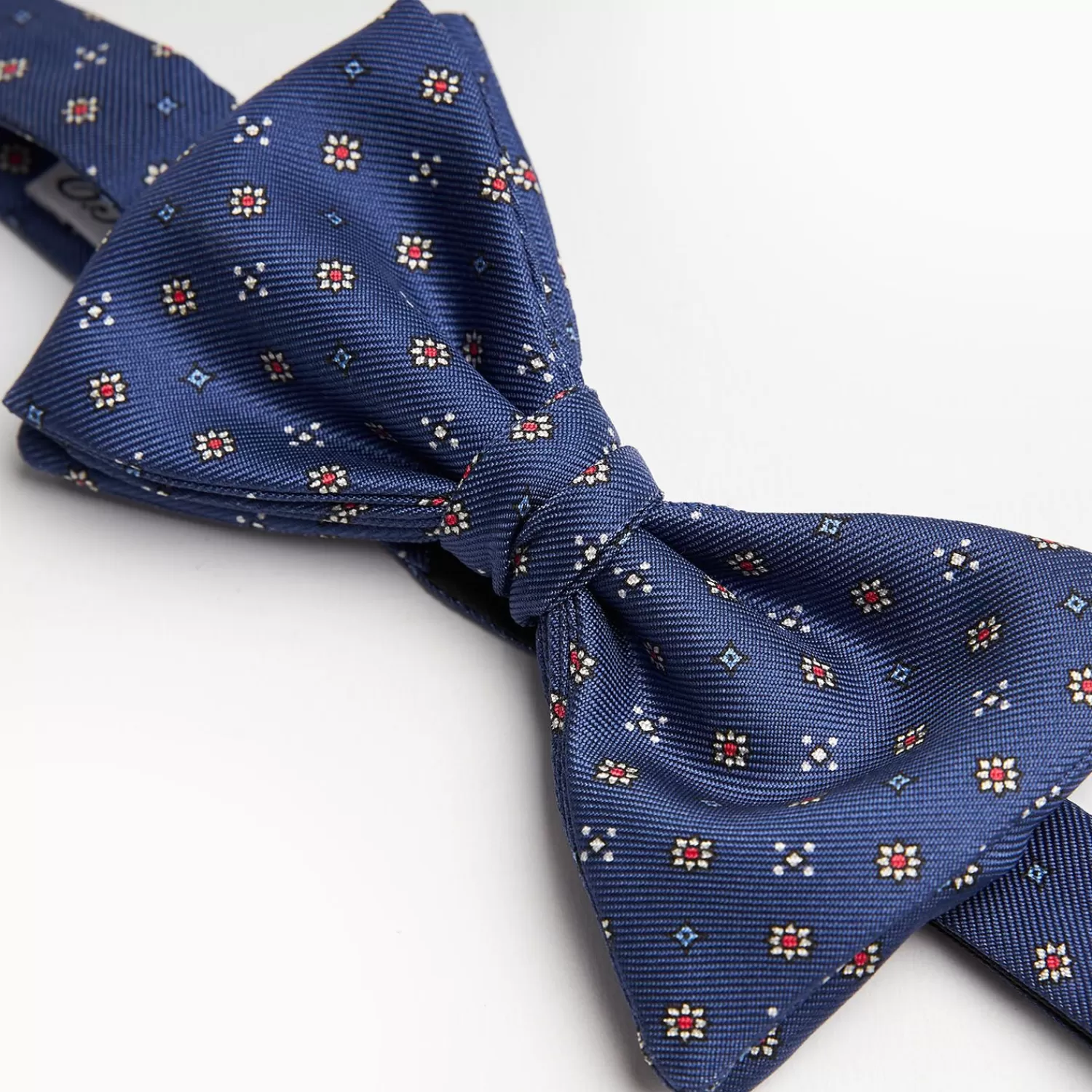 Bluette Pre-Knotted Silk Bowtie - Small Flower Pattern>E.Marinella Best Sale