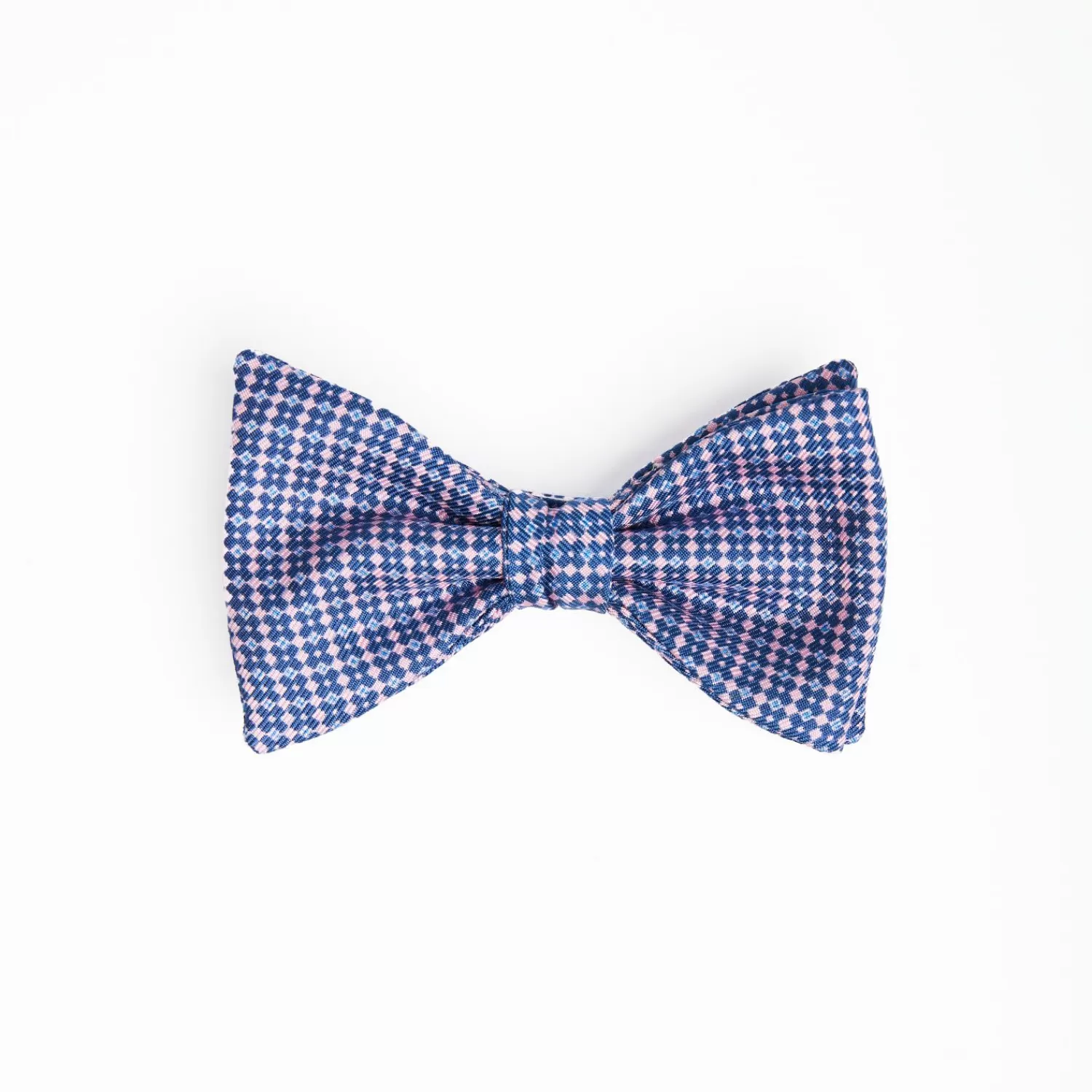 Bluette Pre-Knotted Silk Bowtie - Small Geometric Pattern>E.Marinella Best