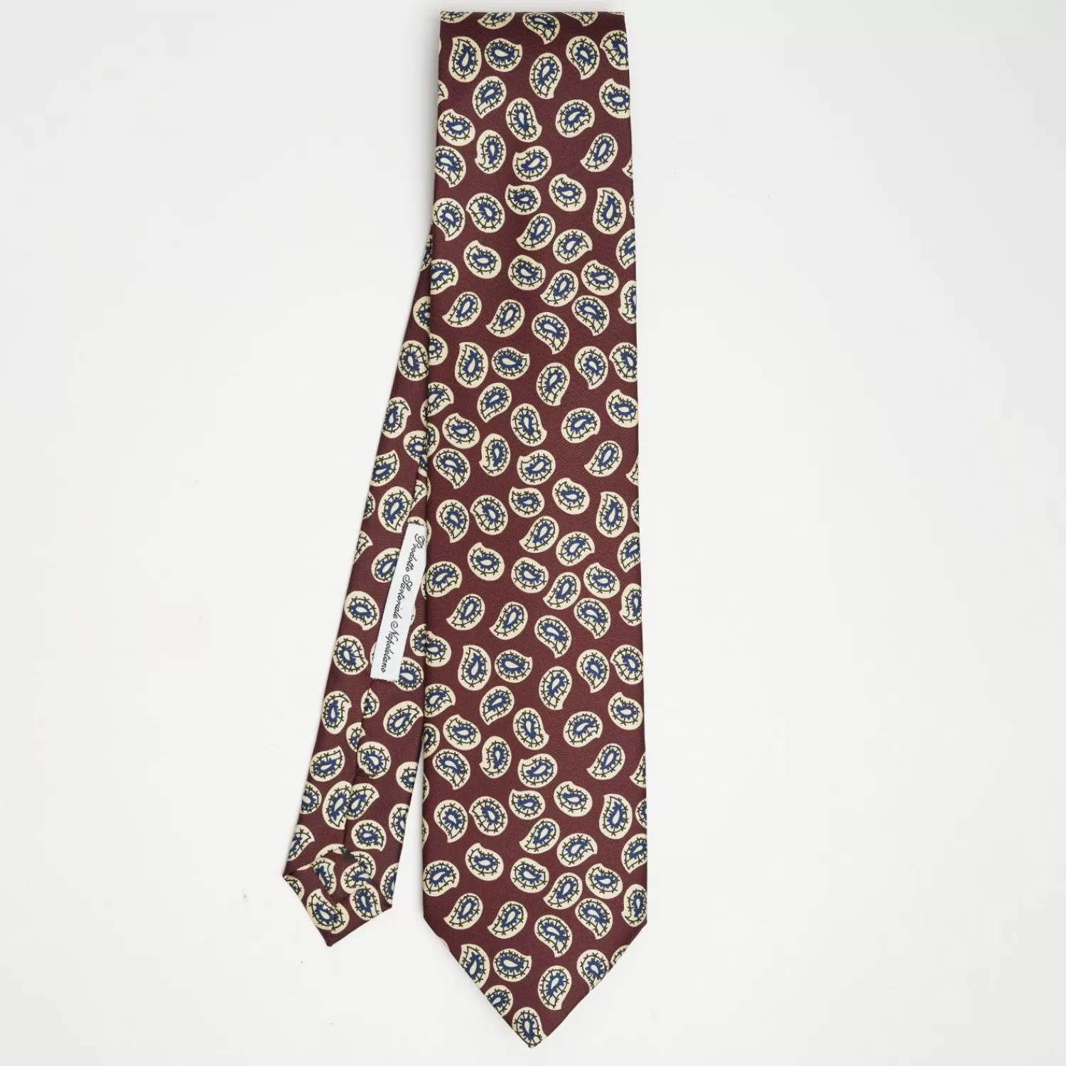 Burgundy Archivio Collection Silk Tie 1938_04>E.Marinella Clearance