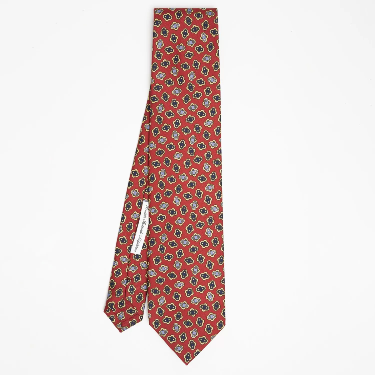 Burgundy Archivio Collection Silk Tie 1959_02>E.Marinella Store