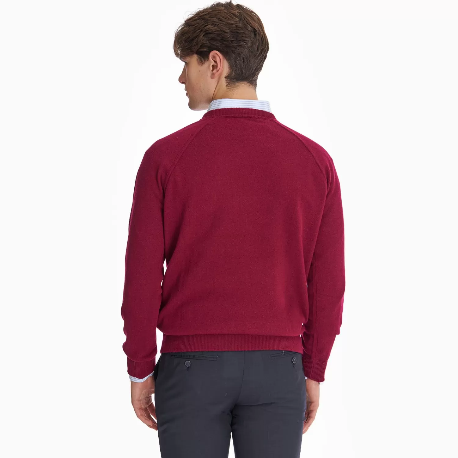 Burgundy Cashmere Sweatshirt>E.Marinella Online