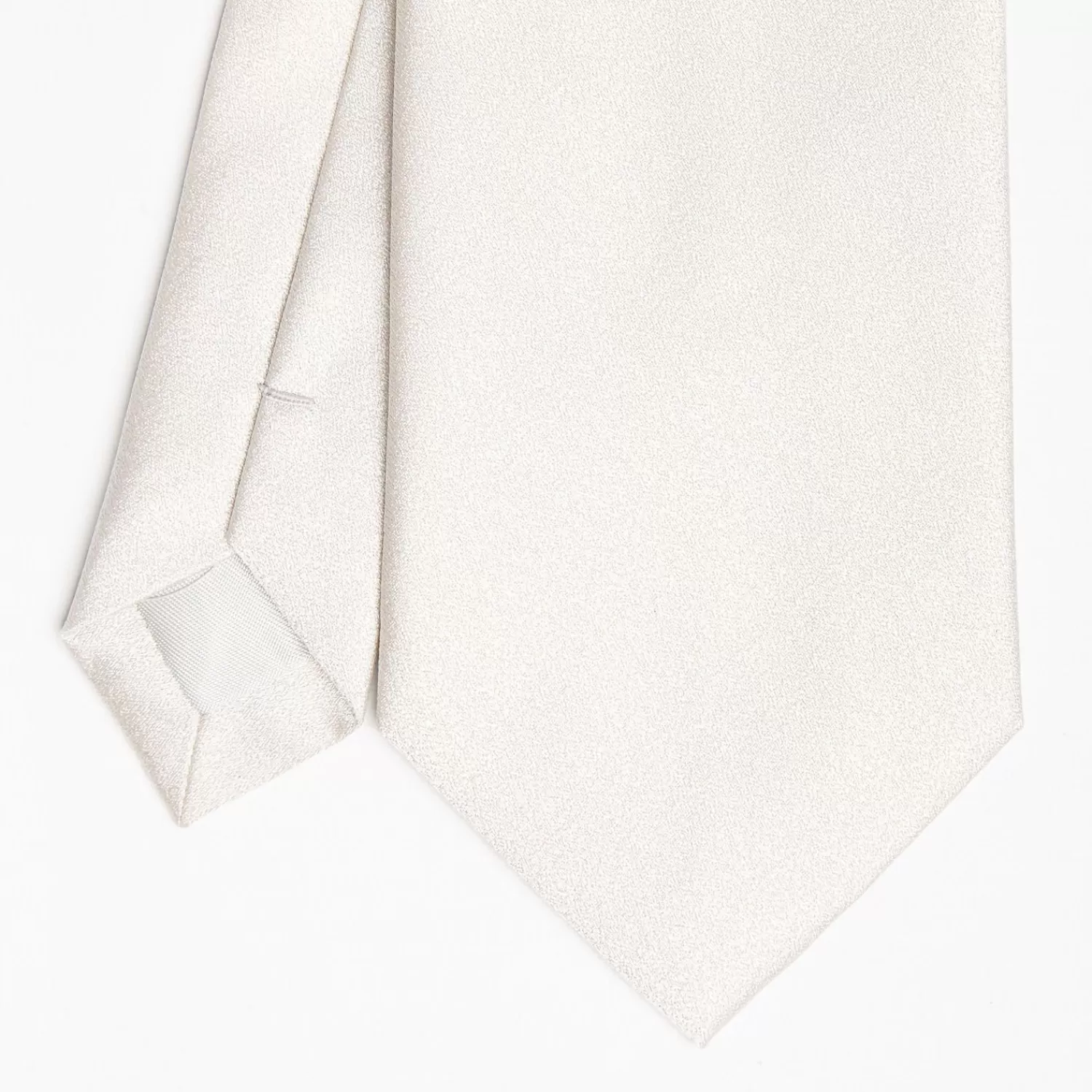 Cerimonial Solid Light Grey Silk Satin Tie>E.Marinella Discount