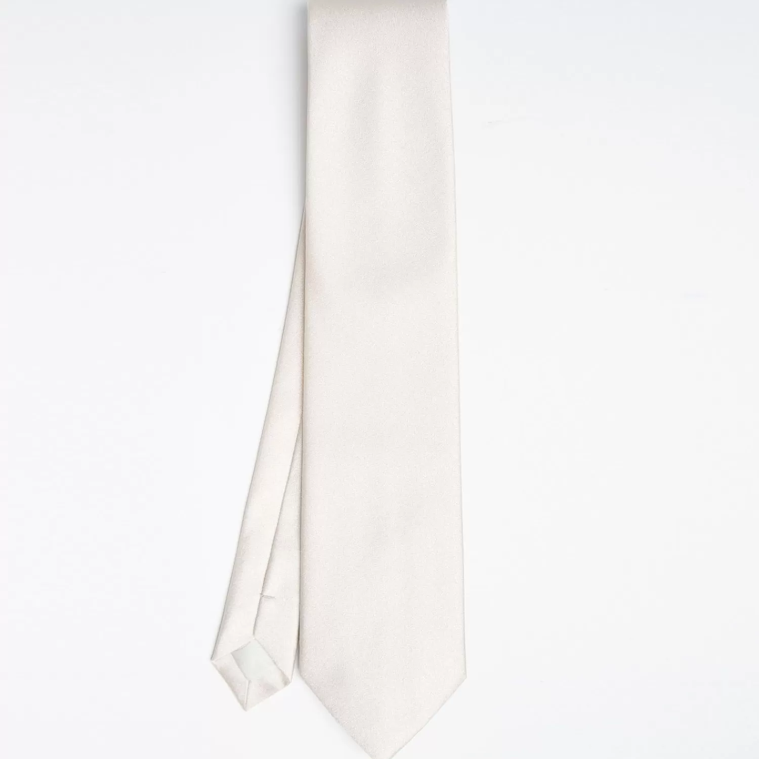 Cerimonial Solid Light Grey Silk Satin Tie>E.Marinella Discount