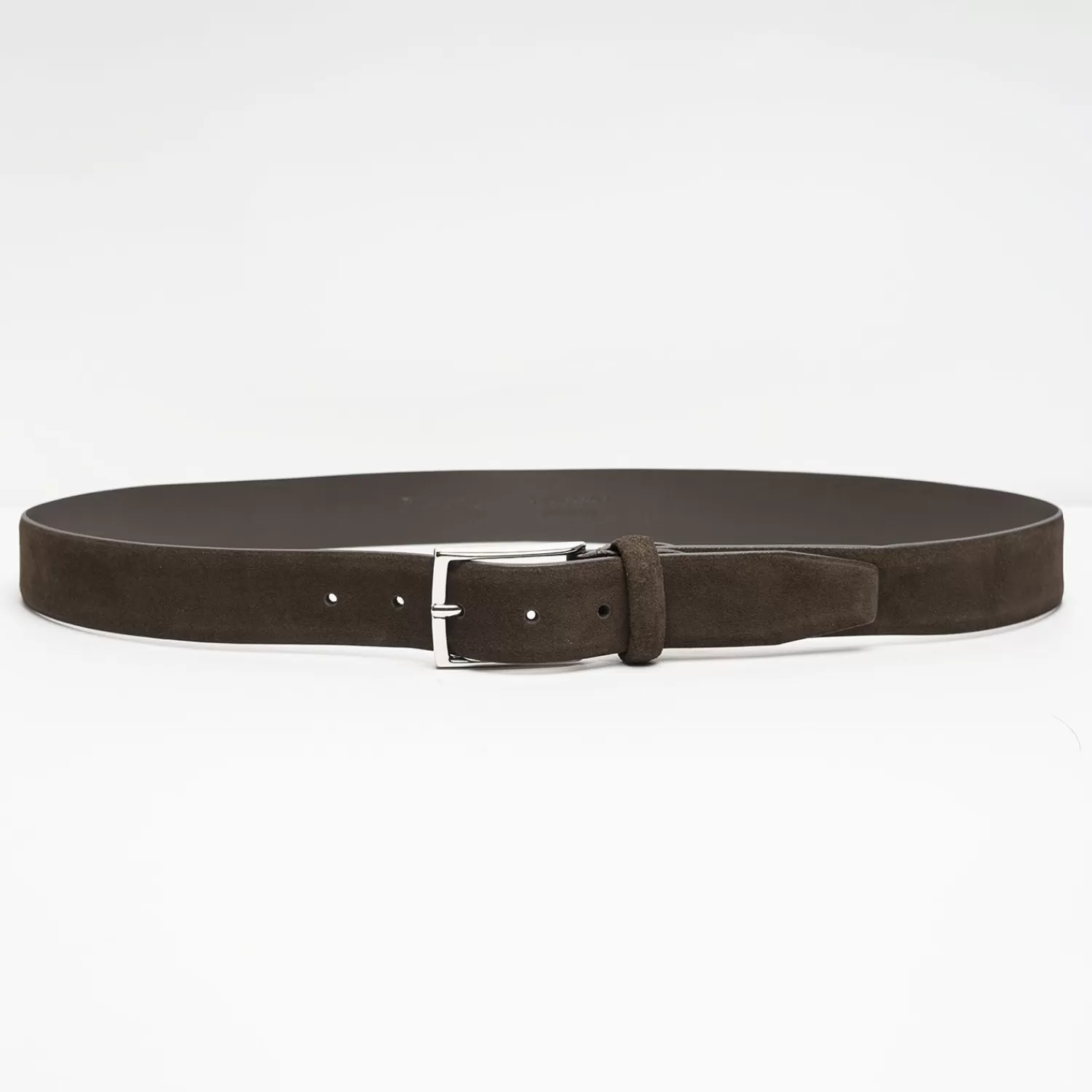 Classic Belt In Suede 35 Mm>E.Marinella New