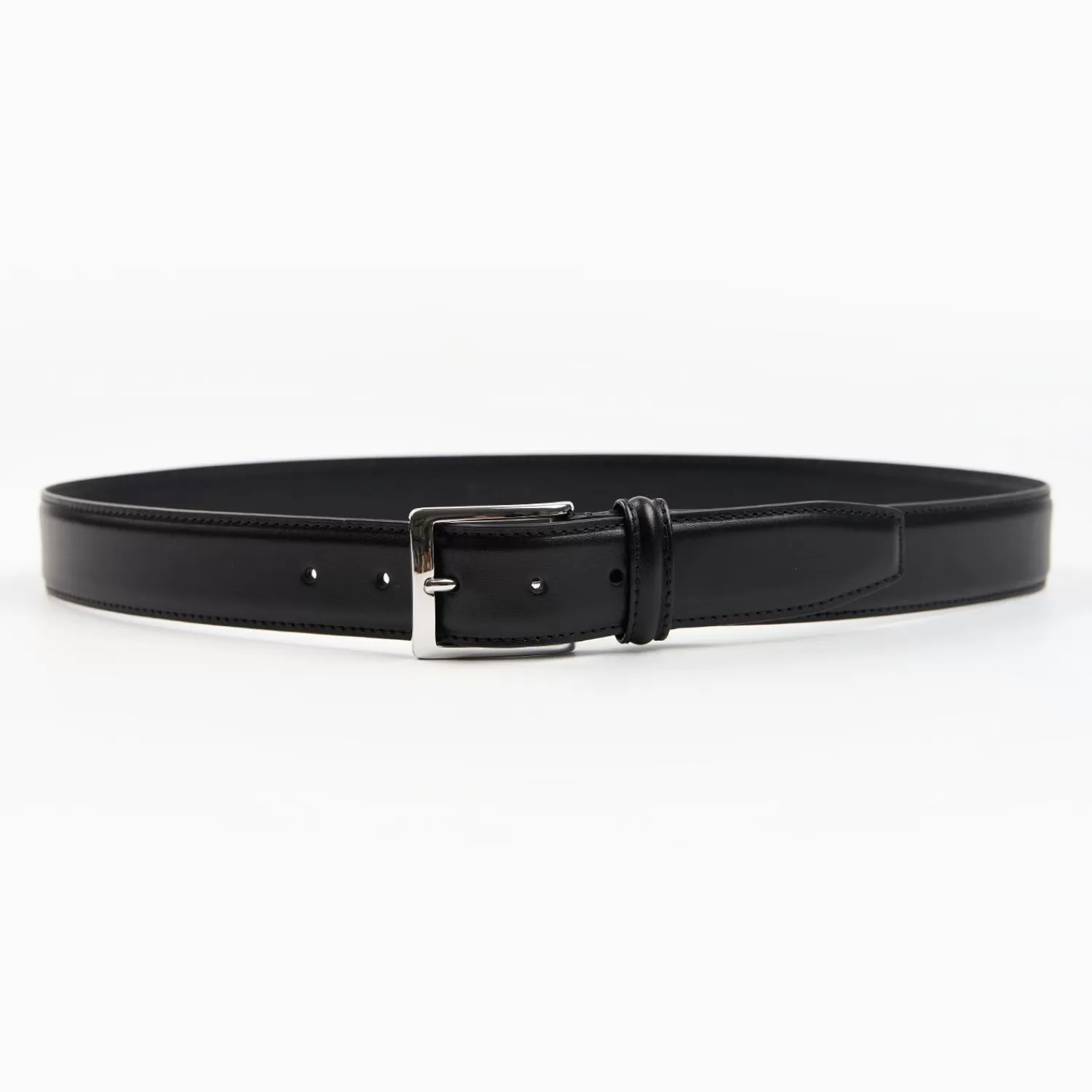 Classic Black Leather Belt 35 Mm>E.Marinella Best