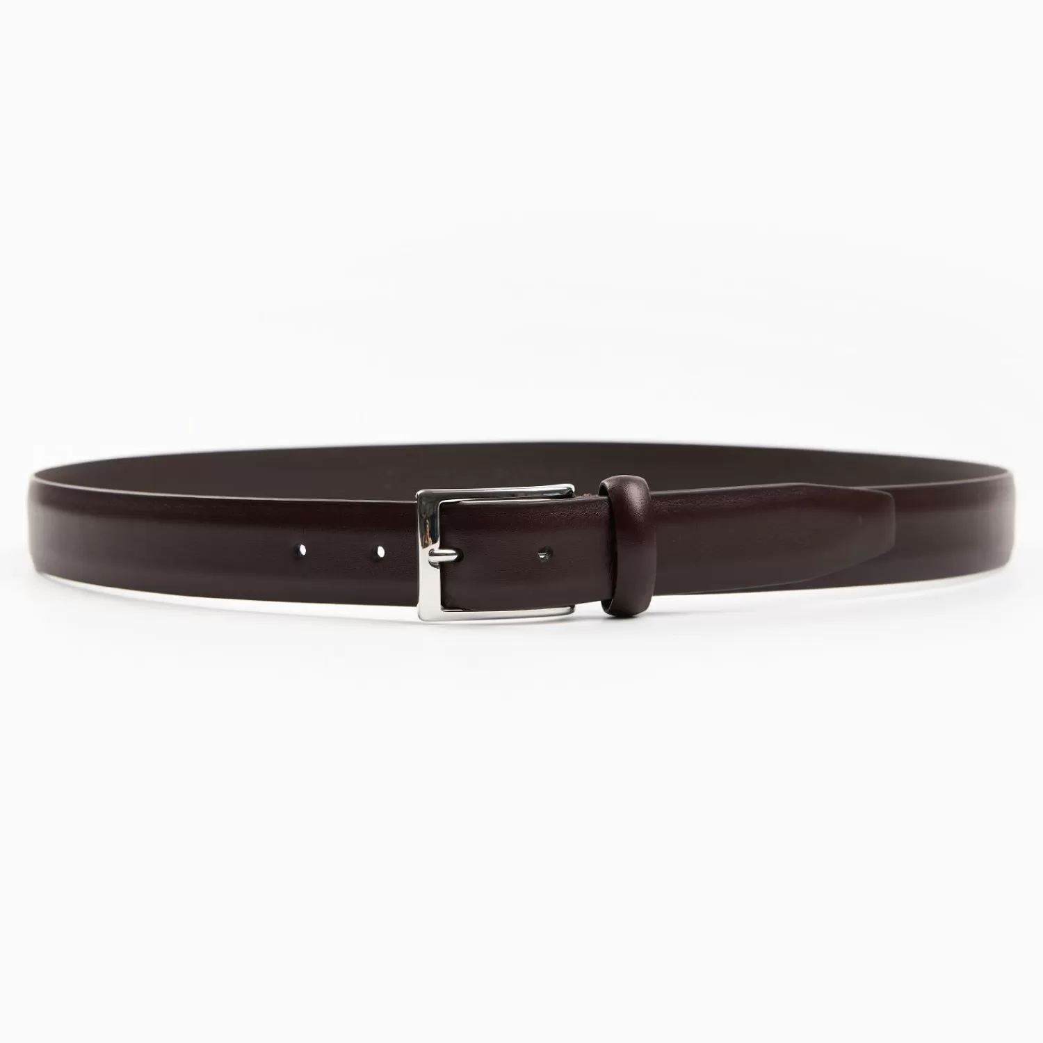 Classic Chocolate Dark Leather Belt 30 Mm>E.Marinella New