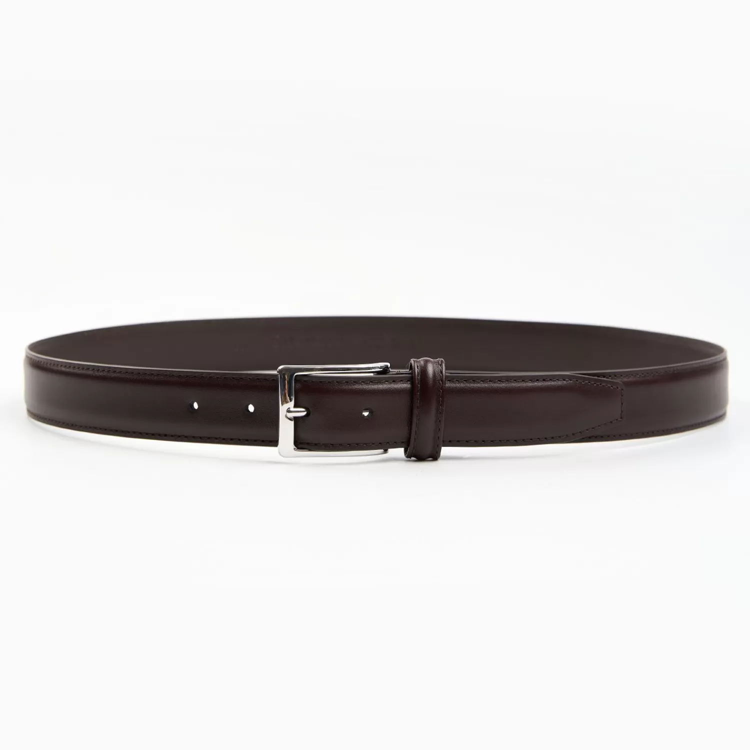 Classic Chocolate Dark Leather Belt 30 Mm>E.Marinella Outlet