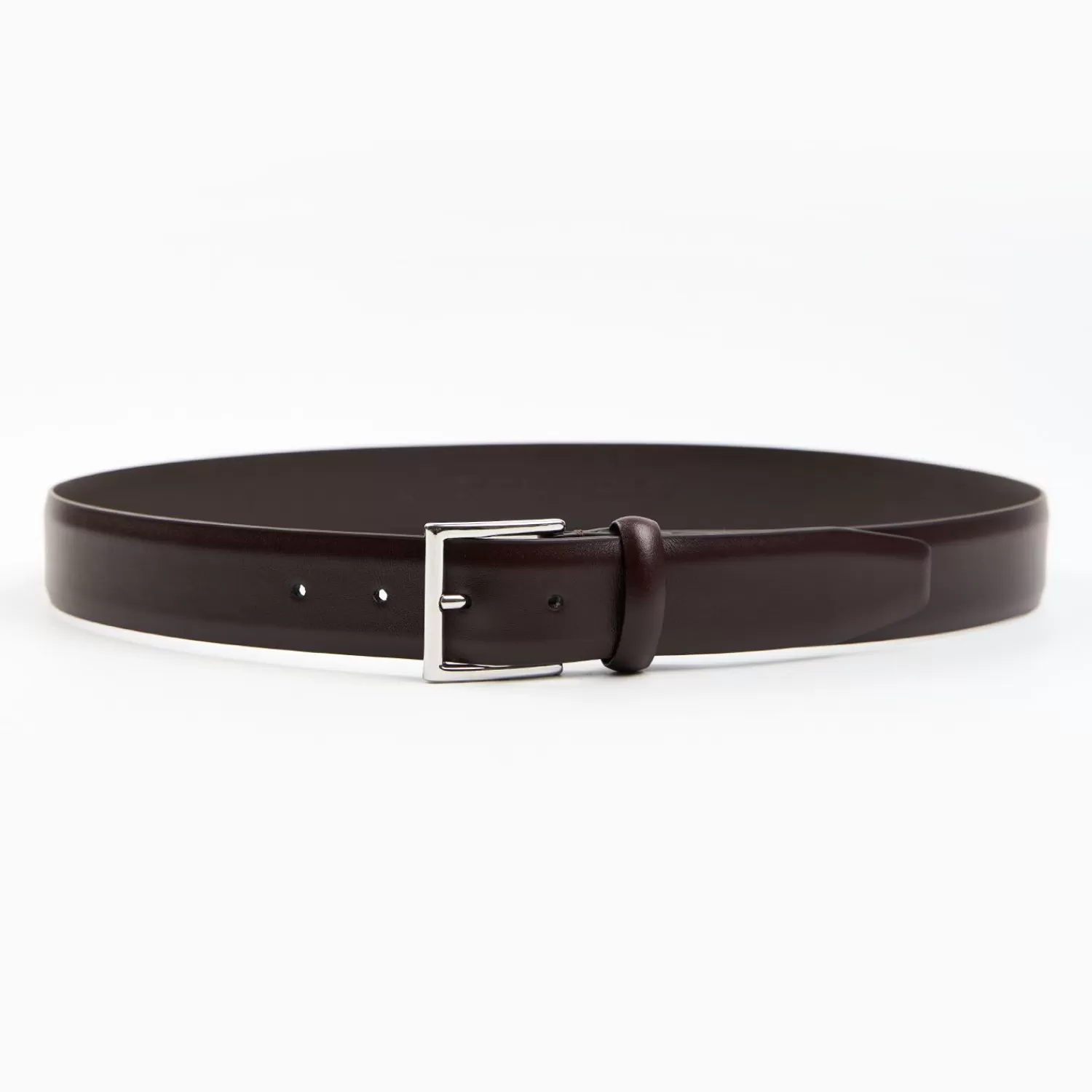 Classic Chocolate Dark Leather Belt 35 Mm>E.Marinella Clearance