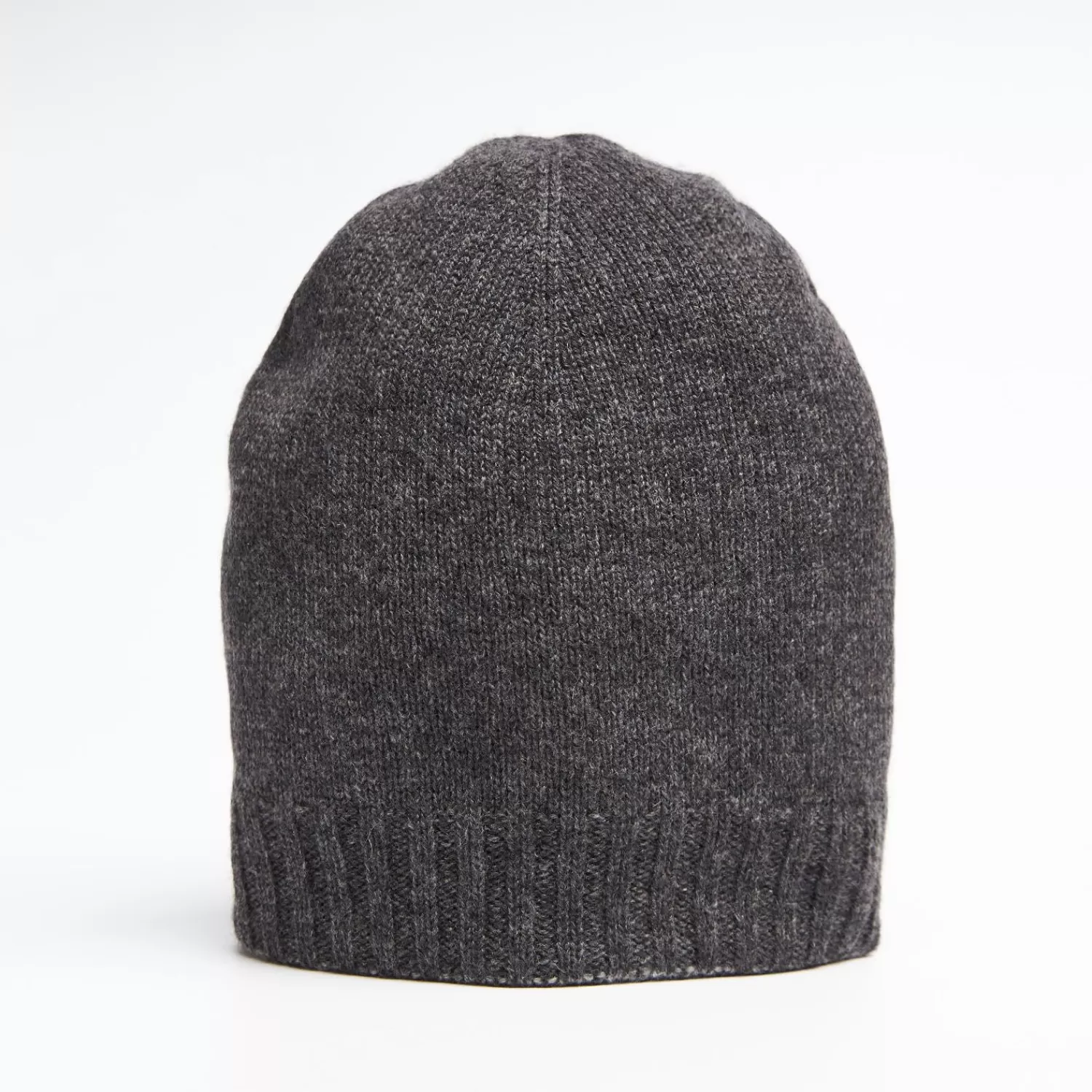 Dark And Light Grey Bicolor Cashmere Beanie>E.Marinella New