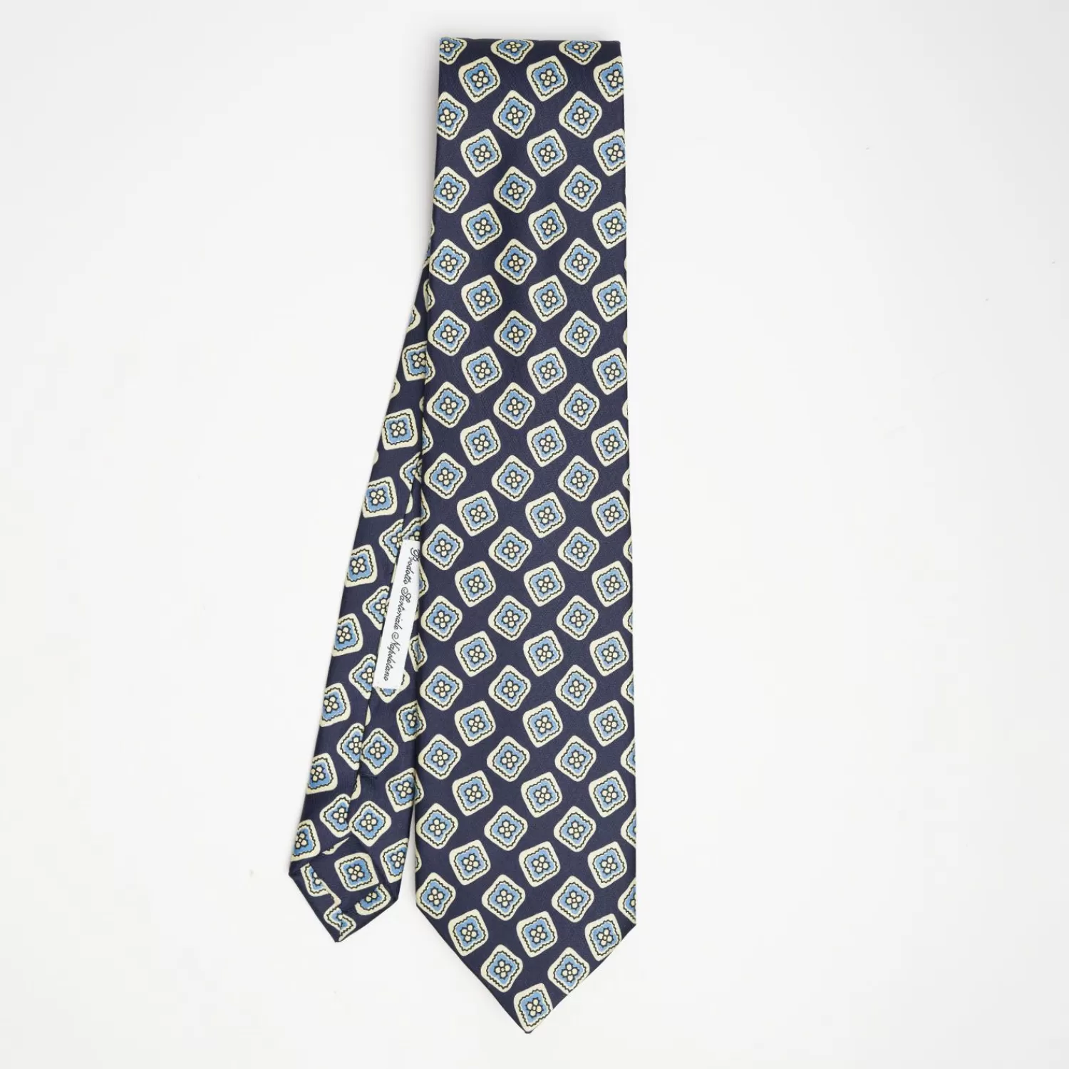 Dark Blue Archivio Collection Silk Tie 1930-01>E.Marinella Hot