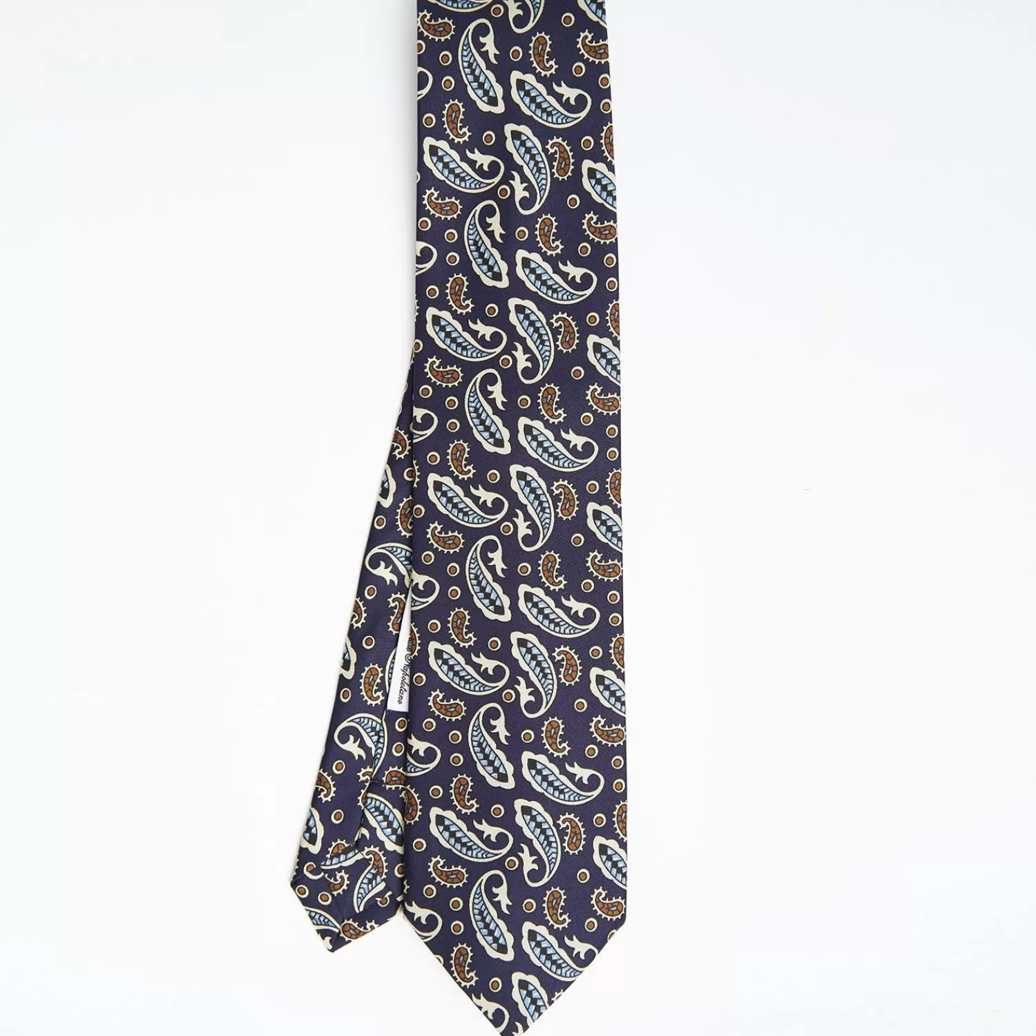 Dark Blue Archivio Collection Silk Tie 1930-1-01>E.Marinella Online