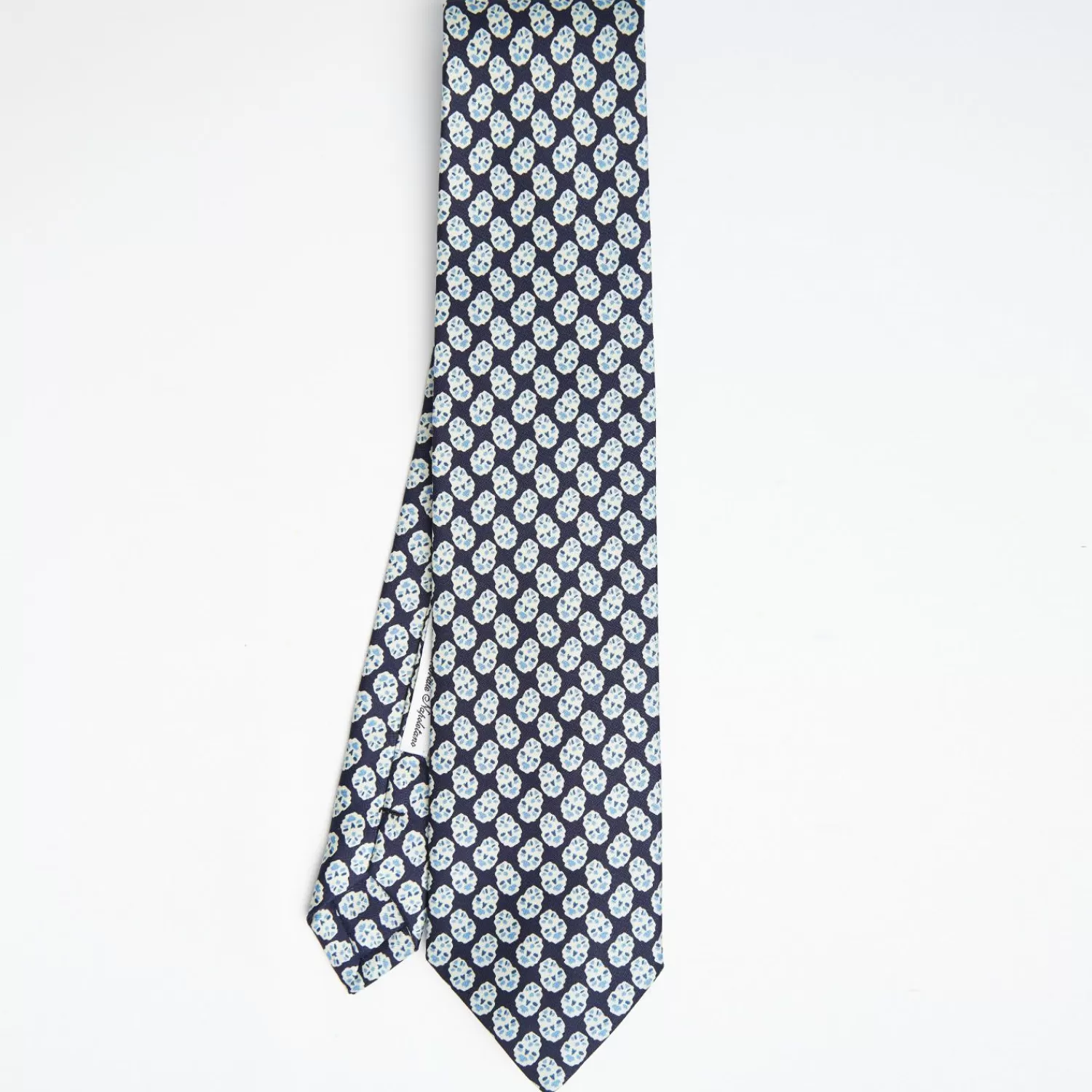 Dark Blue Archivio Collection Silk Tie 1938-1-01>E.Marinella Store