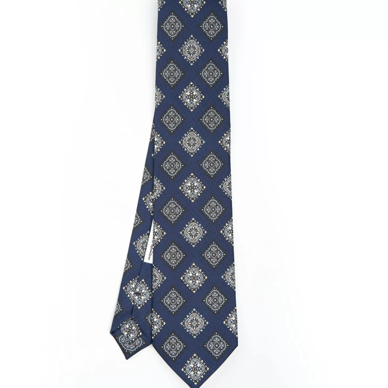 Dark Blue Archivio Collection Silk Tie 1988-01>E.Marinella New